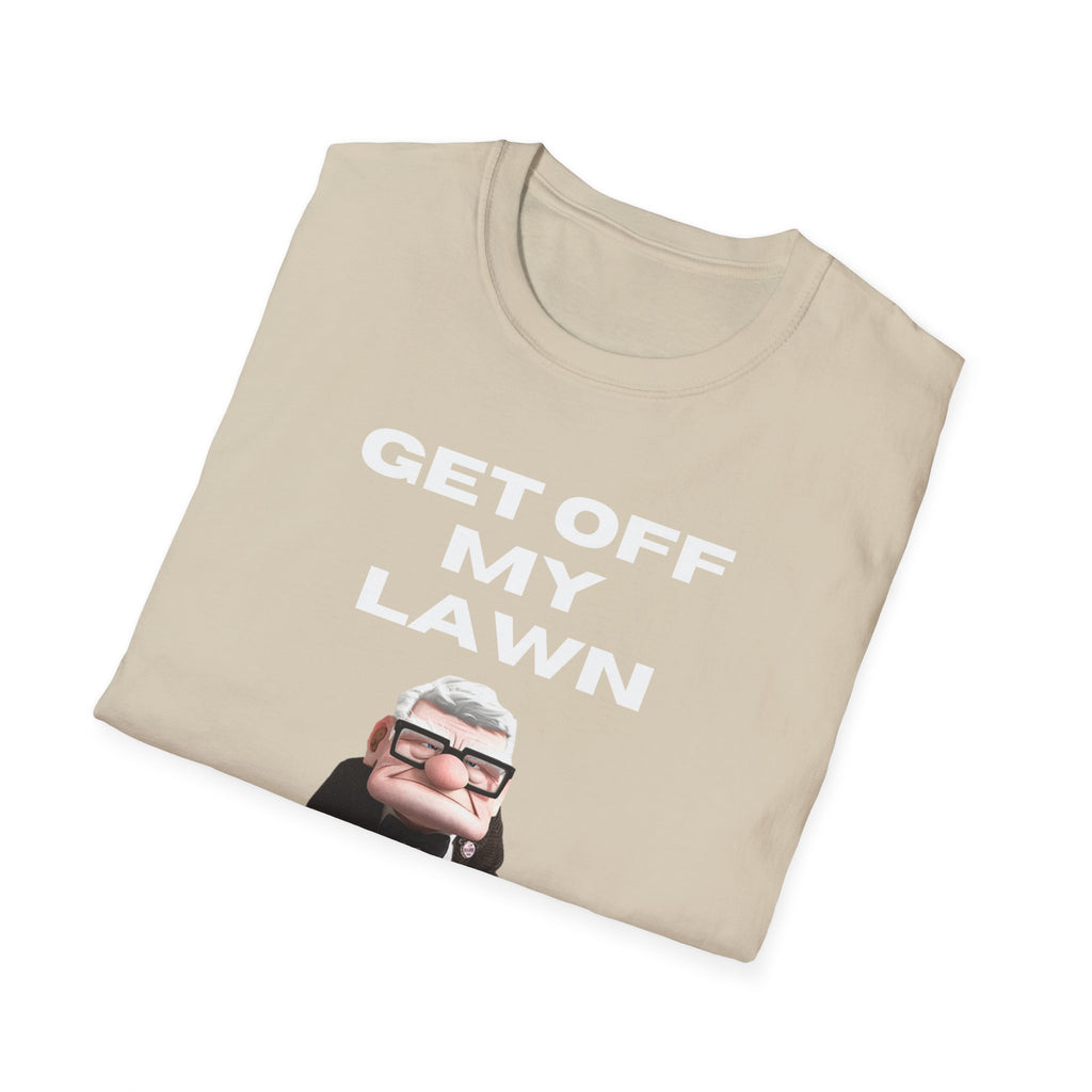 GET OFF My Lawn mens womans Softstyle T-Shirt