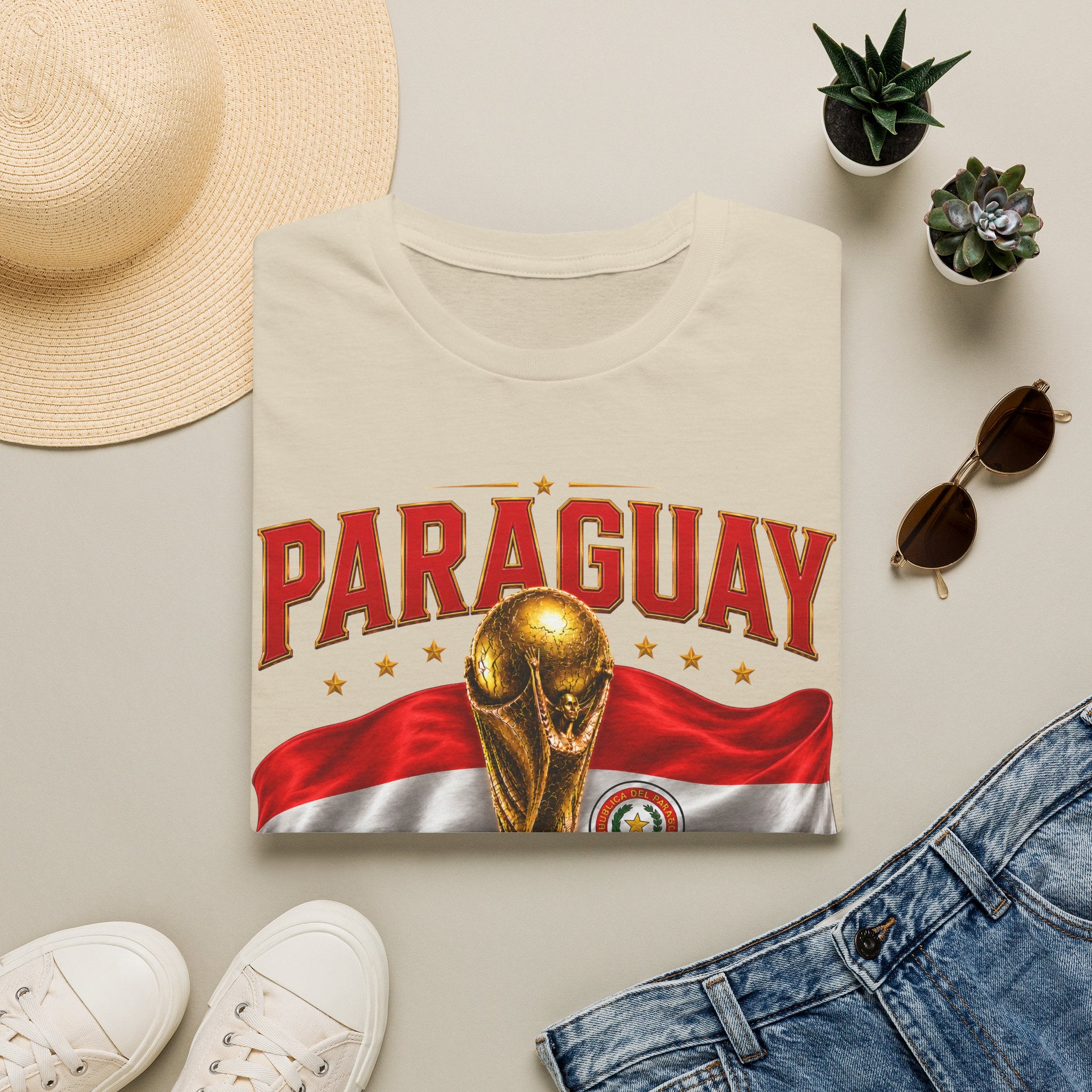 Paraguay 2026 World Cup T-Shirt — Fans Soccer Jersey Tee