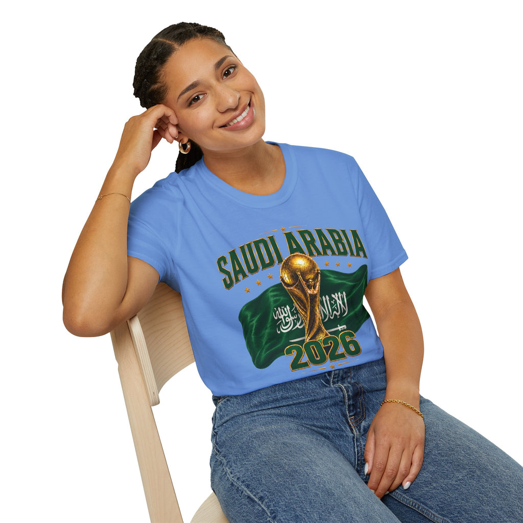Saudi Arabia 2026 World Cup T-Shirt – Soccer Champion Trophy Design