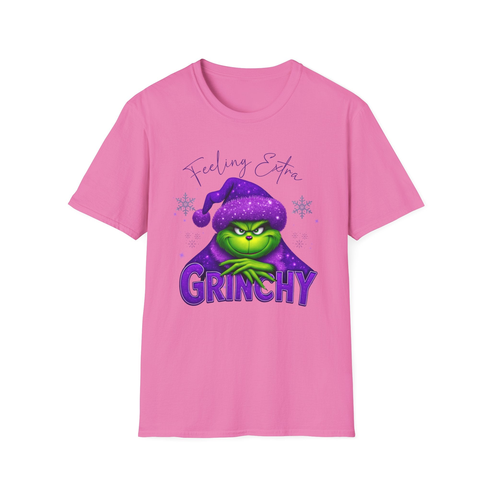 Feeling Extra Grinchy T-Shirt | Grinch Face Holiday Tee