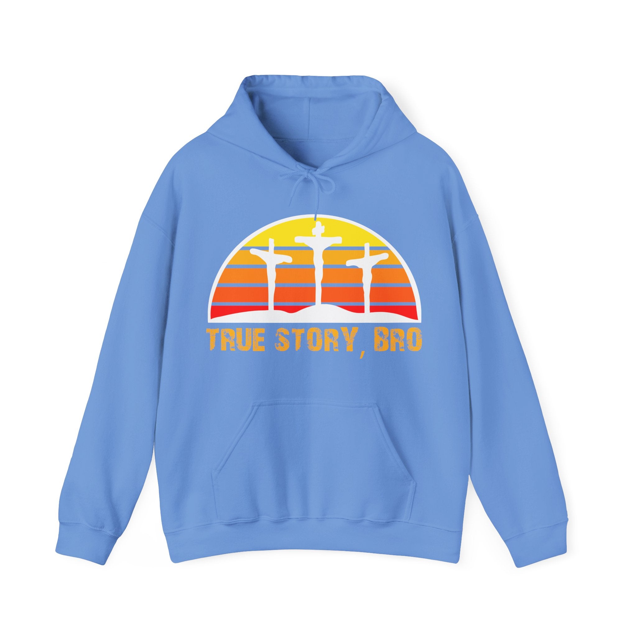 True Story Bro - Printed Both Sides) Unisex Heavy Blend Hooded Sweatshirt