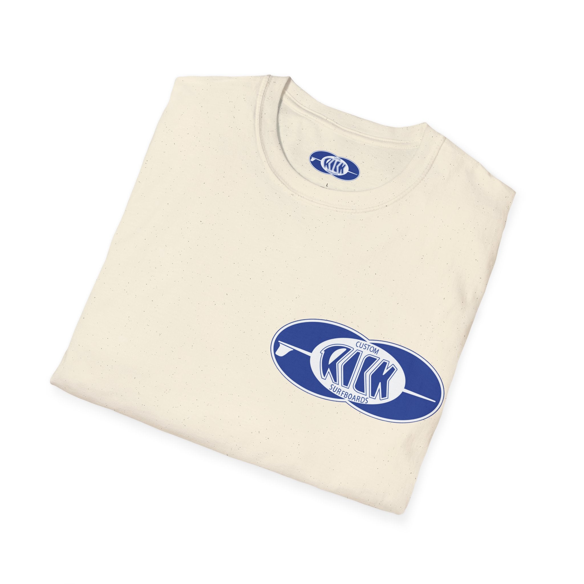 Rick Surfboards Graphic T-Shirt — Printed Front & Back (Multiple Colors)