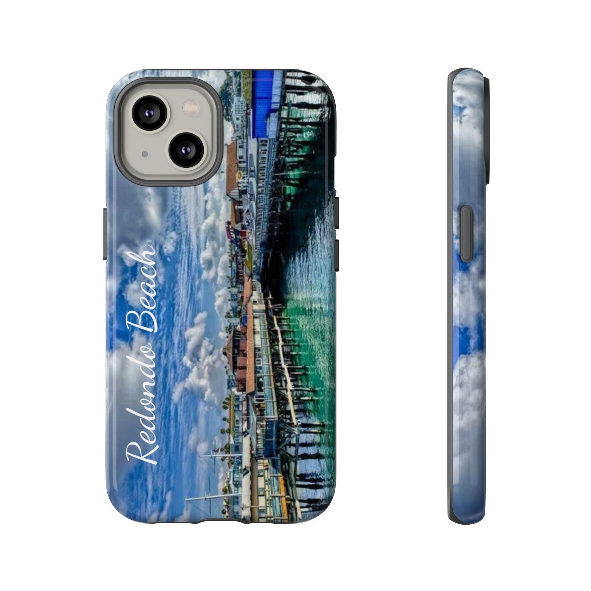Phone Cases, Redondo Beach California King Harbor Design, Protective Covers, iPhone Accessories, Samsung Accessories, Gift for Travelers
