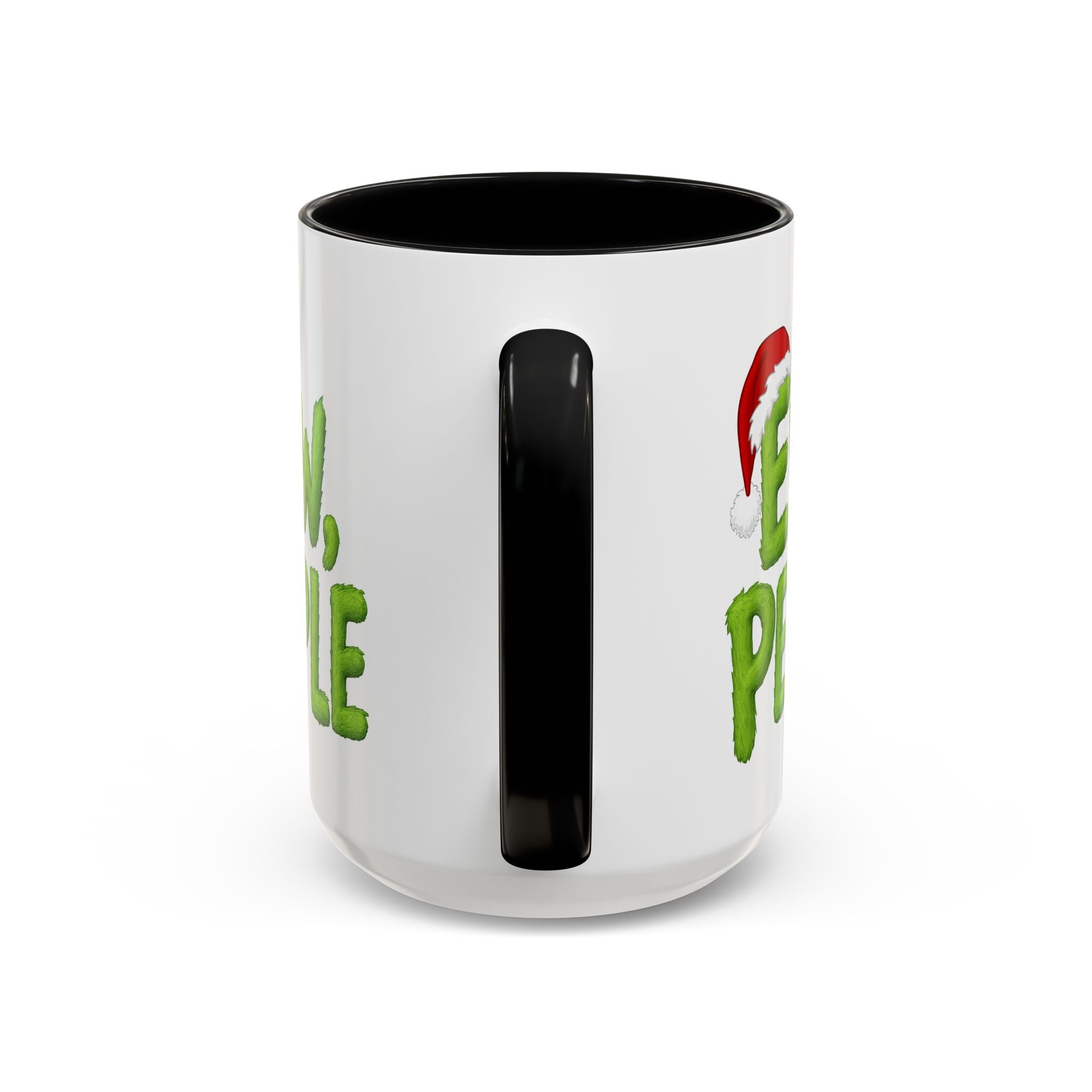 Eww People mug | Accent coffee mug, holiday Santa hat design