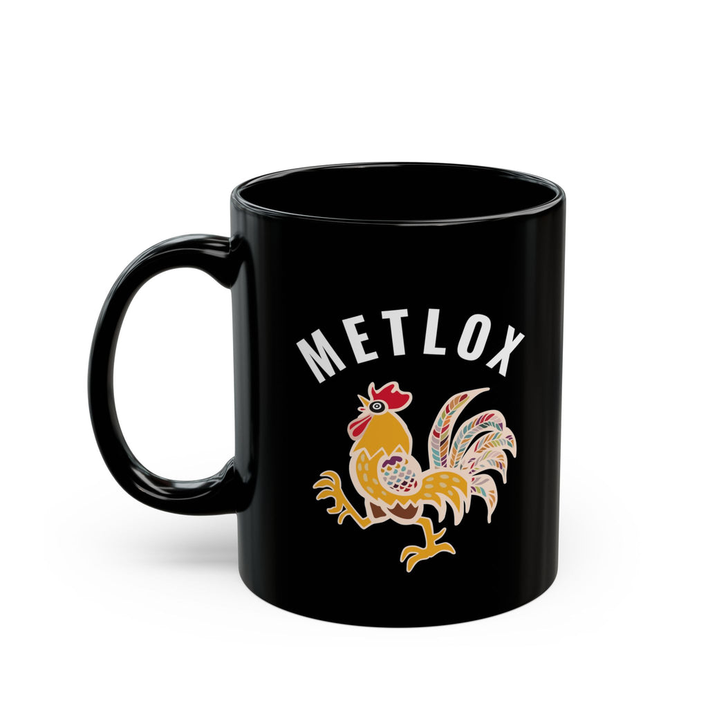 Metlox Pottery Manhattan Beach 1927 - 1989 11oz Black Mug