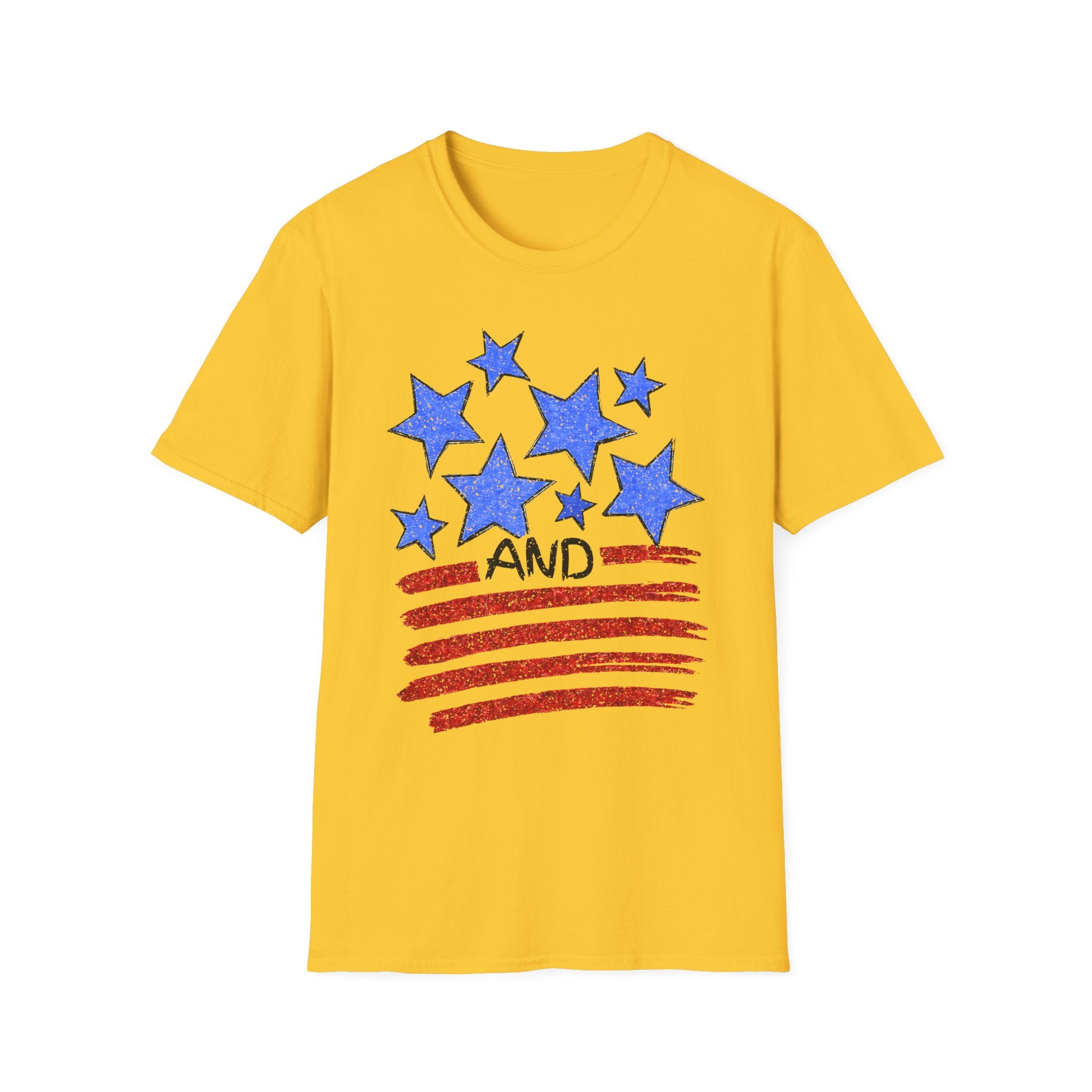 Stars and Stripes T-Shirt — Flag Graphic Patriotic Tee