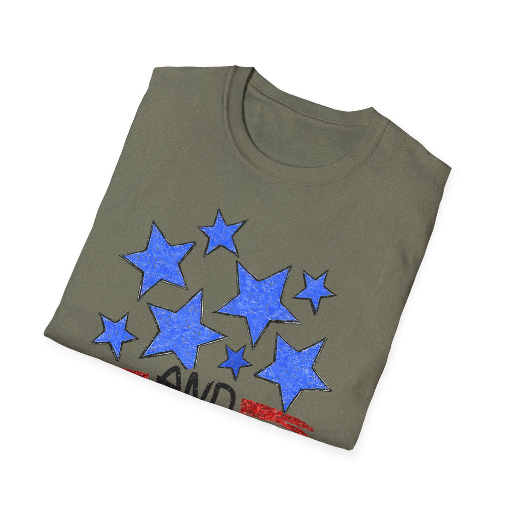 Stars and Stripes T-Shirt — Flag Graphic Patriotic Tee