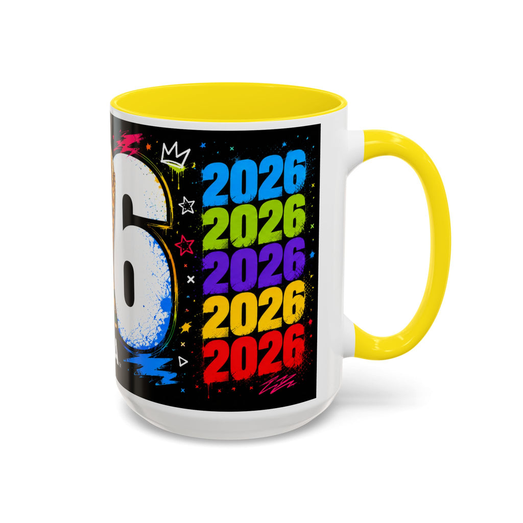2026 FIFA World Cup Coffee Mug — Colorful Trophy Design (11/15oz)