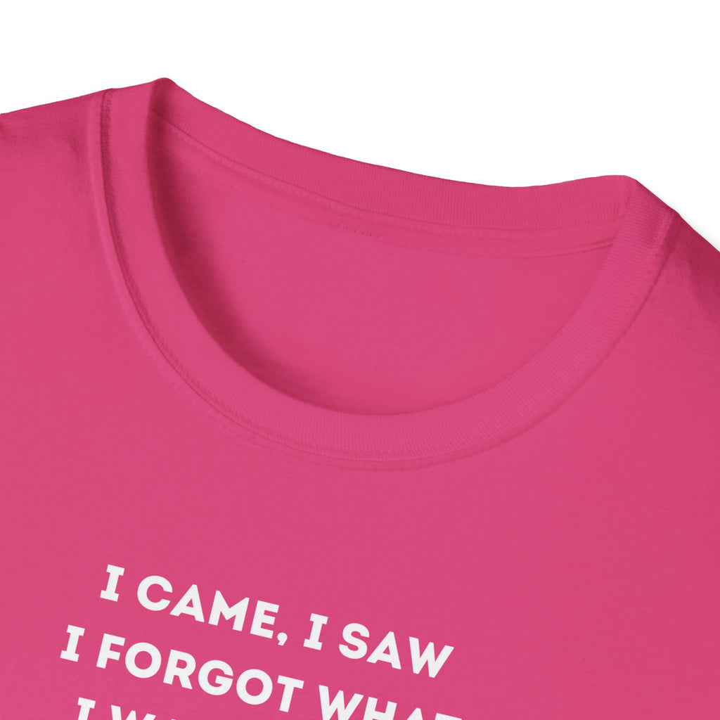 Funny Forgetful Grandpa Quote T-Shirt | I Got to Pee Coffee Cute Cartoon, Humorous Text Tee