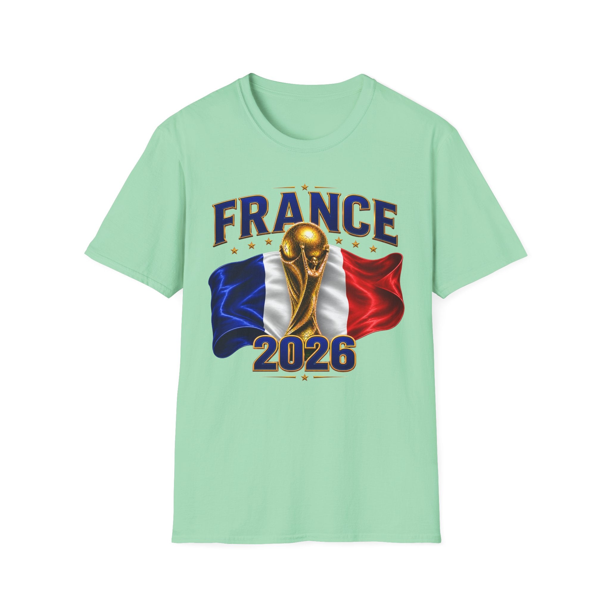 France World Cup 2026 T-Shirt — French Flag & Trophy Soccer Tee