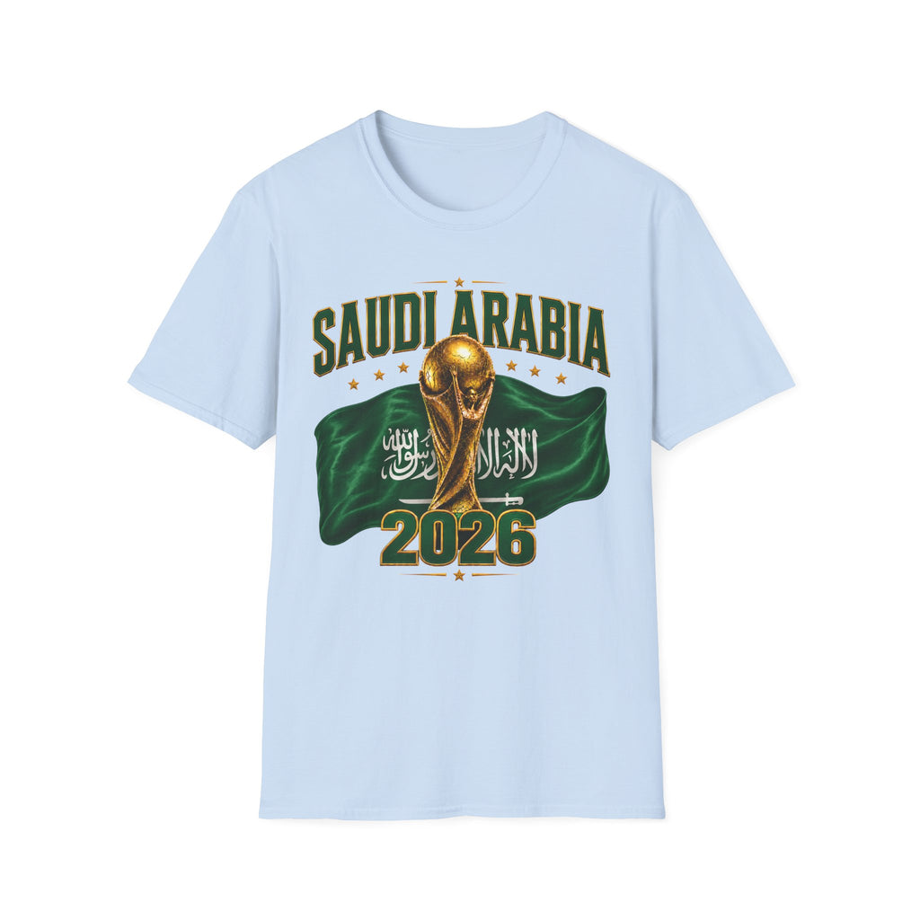 Saudi Arabia 2026 World Cup T-Shirt – Soccer Champion Trophy Design