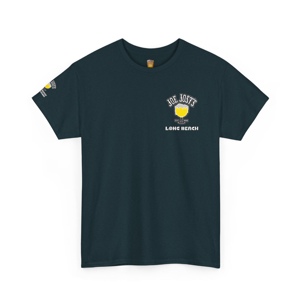 Joe Josts Long Beach California Men's and Woman's Heavy Cotton Tee - Printed 4 Areas