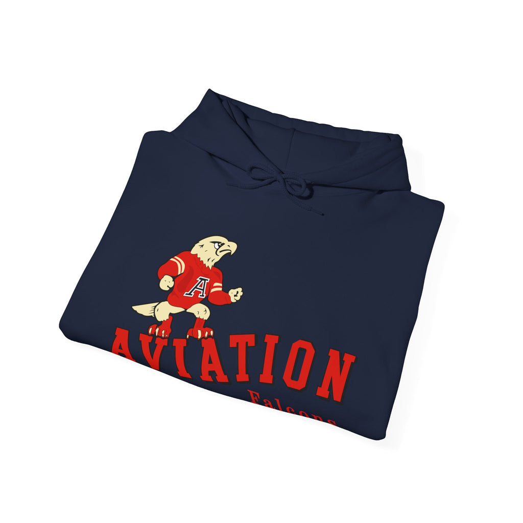 Aviation High School Redondo Beach California  M/W Heavy Blend Hooded Sweatshirt
