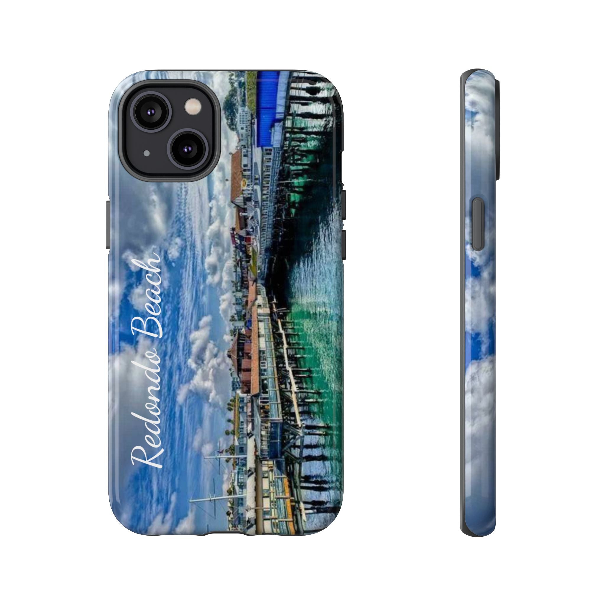 Phone Cases, Redondo Beach California King Harbor Design, Protective Covers, iPhone Accessories, Samsung Accessories, Gift for Travelers