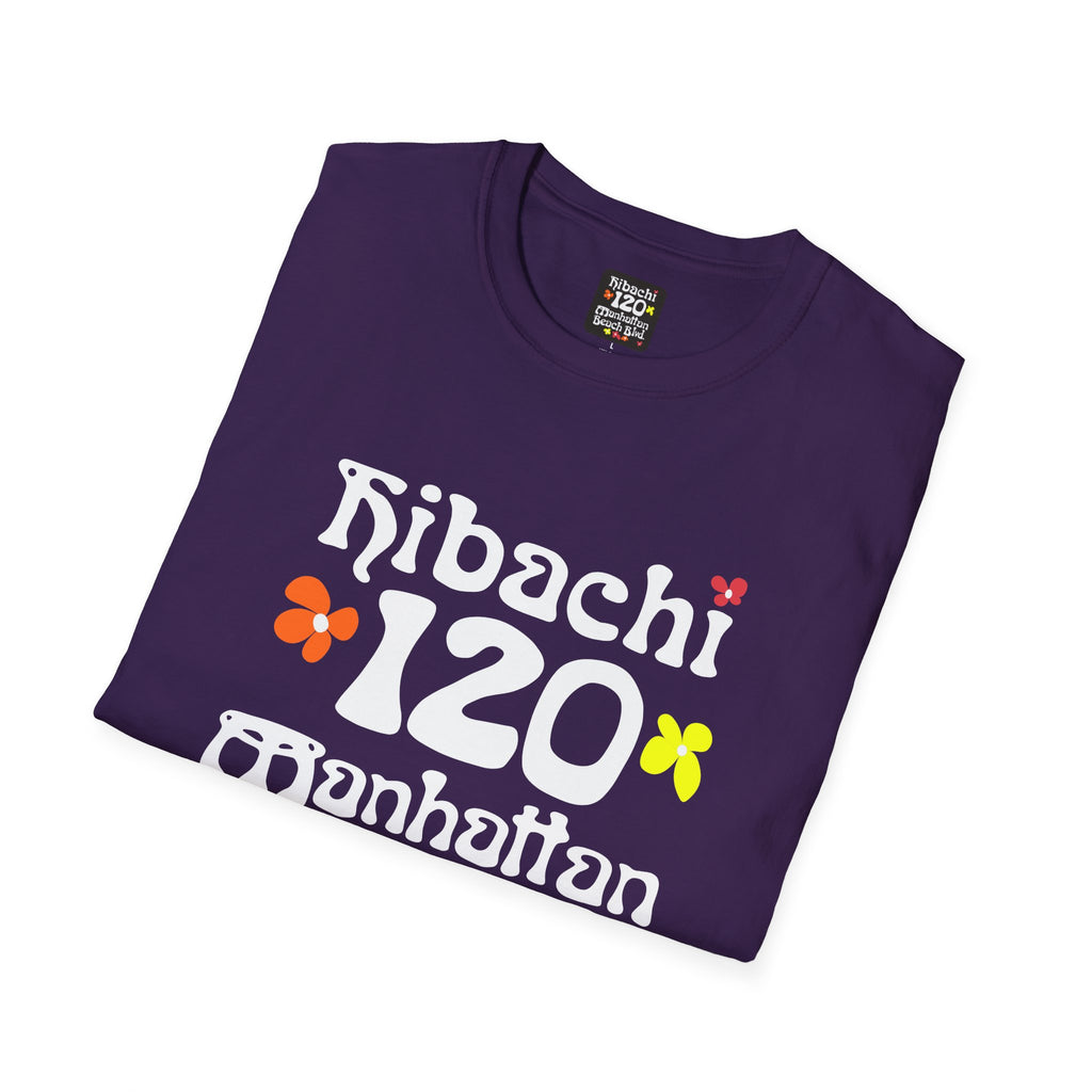 Hibachi 120 Manhattan Beach Blvd Restaurant #OldSchool T-Shirt — Retro Floral Surf Tee "Gone But Not Forgotten"