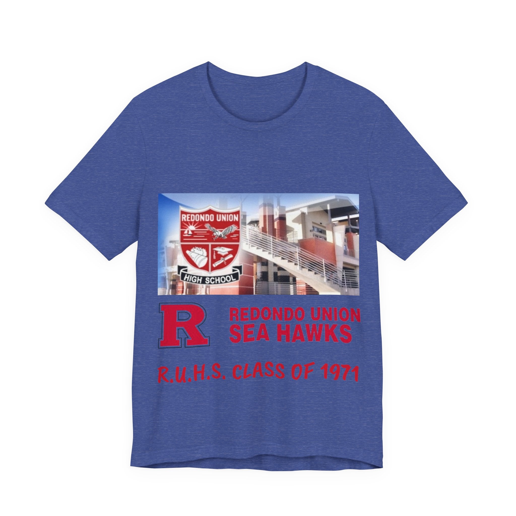 Redondo Union High School Class of 1971 - Unisex Jersey Short Sleeve Tee