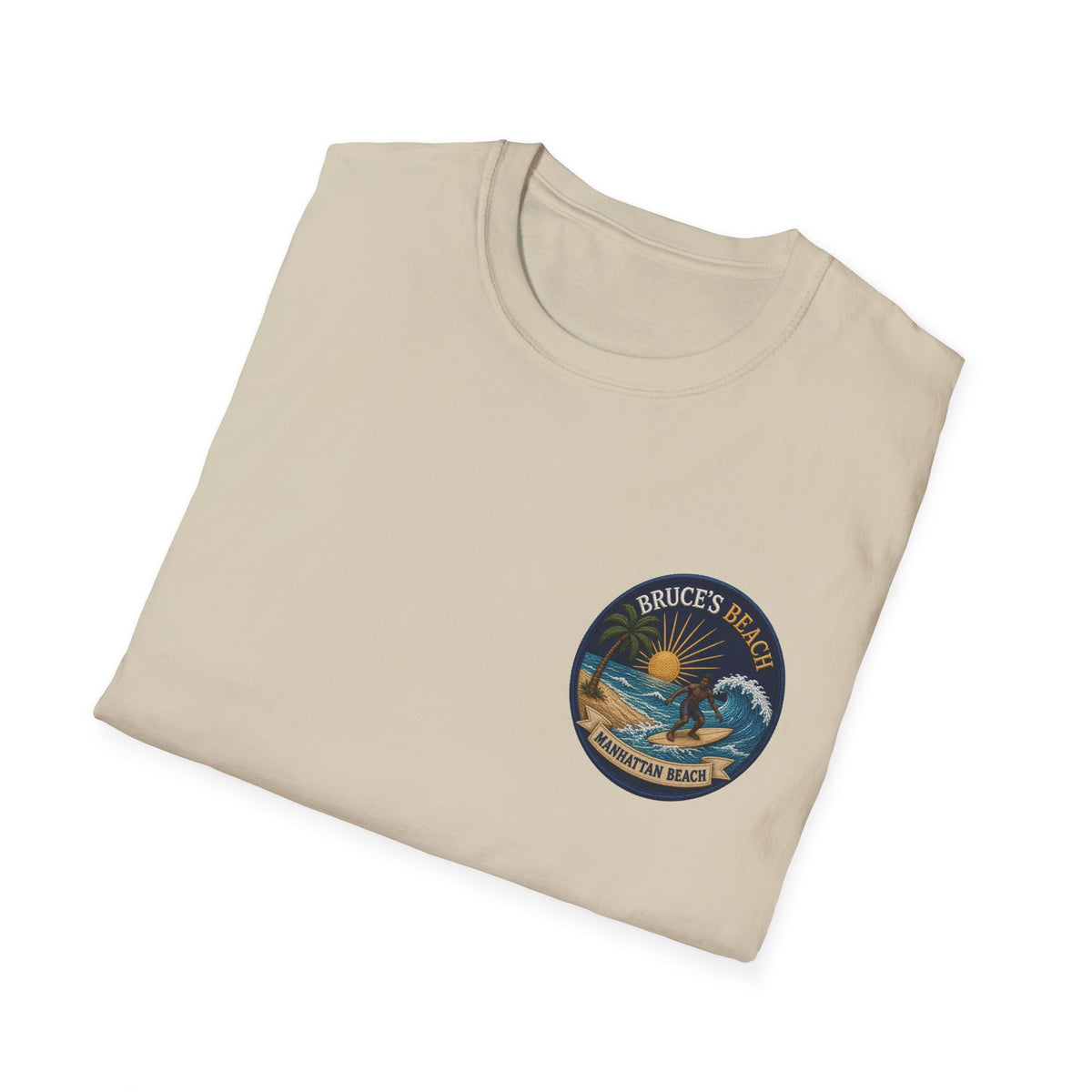 Bruce's Beach Manhattan Beach Surf Patch T-Shirt