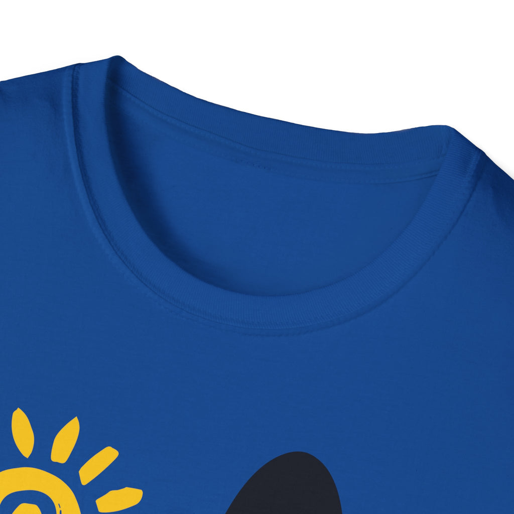 Hermosa Beach Long Board Unisex Softstyle T-Shirt