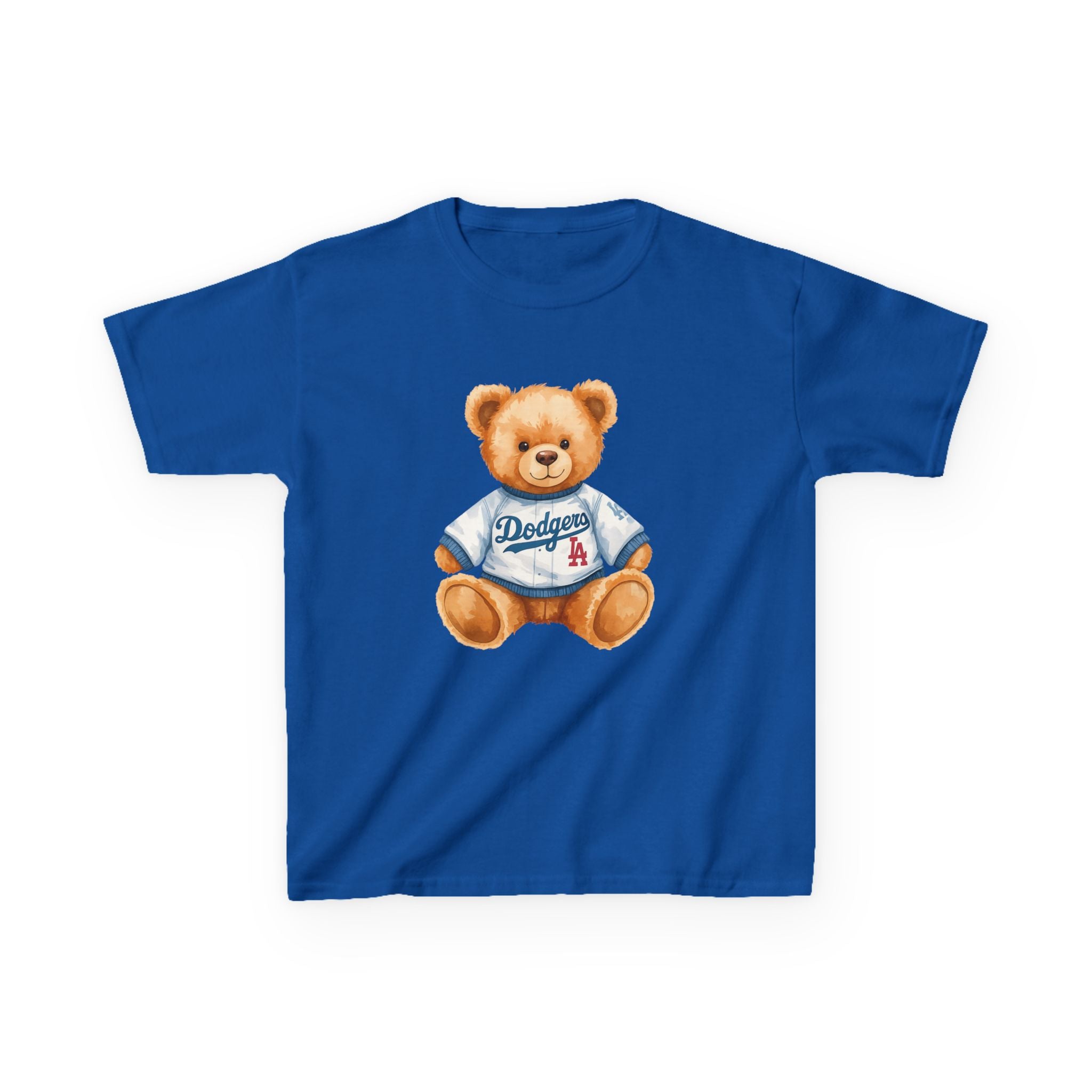 Teddy Bear Tee, Kids Baseball Shirt | Cute Plush Mascot
