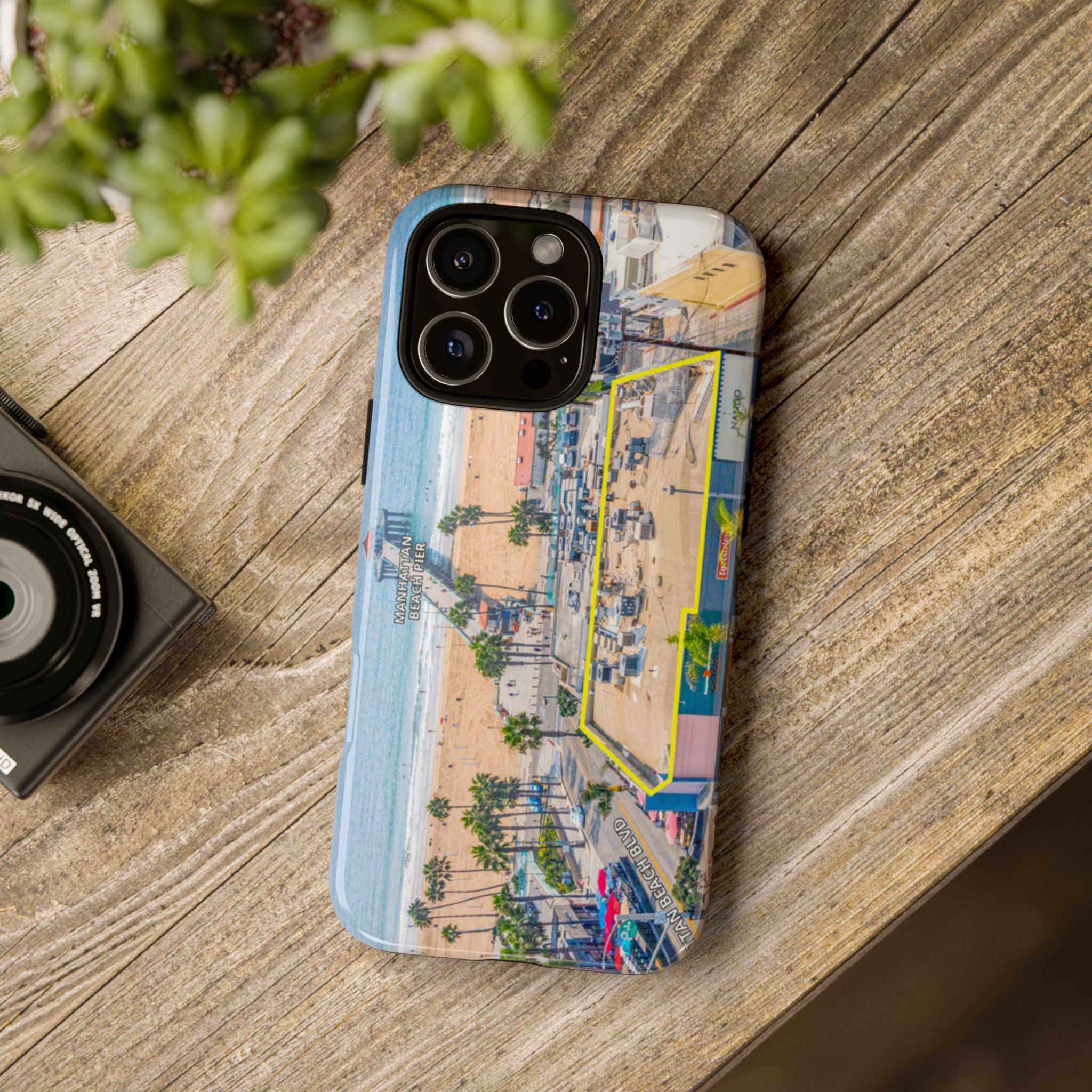 Phone Cases, Manhattan Beach California iPhone Samsung Google Tough Cases, Beach Lovers Gifts, Coastal Accessories, Ocean Phone Covers,