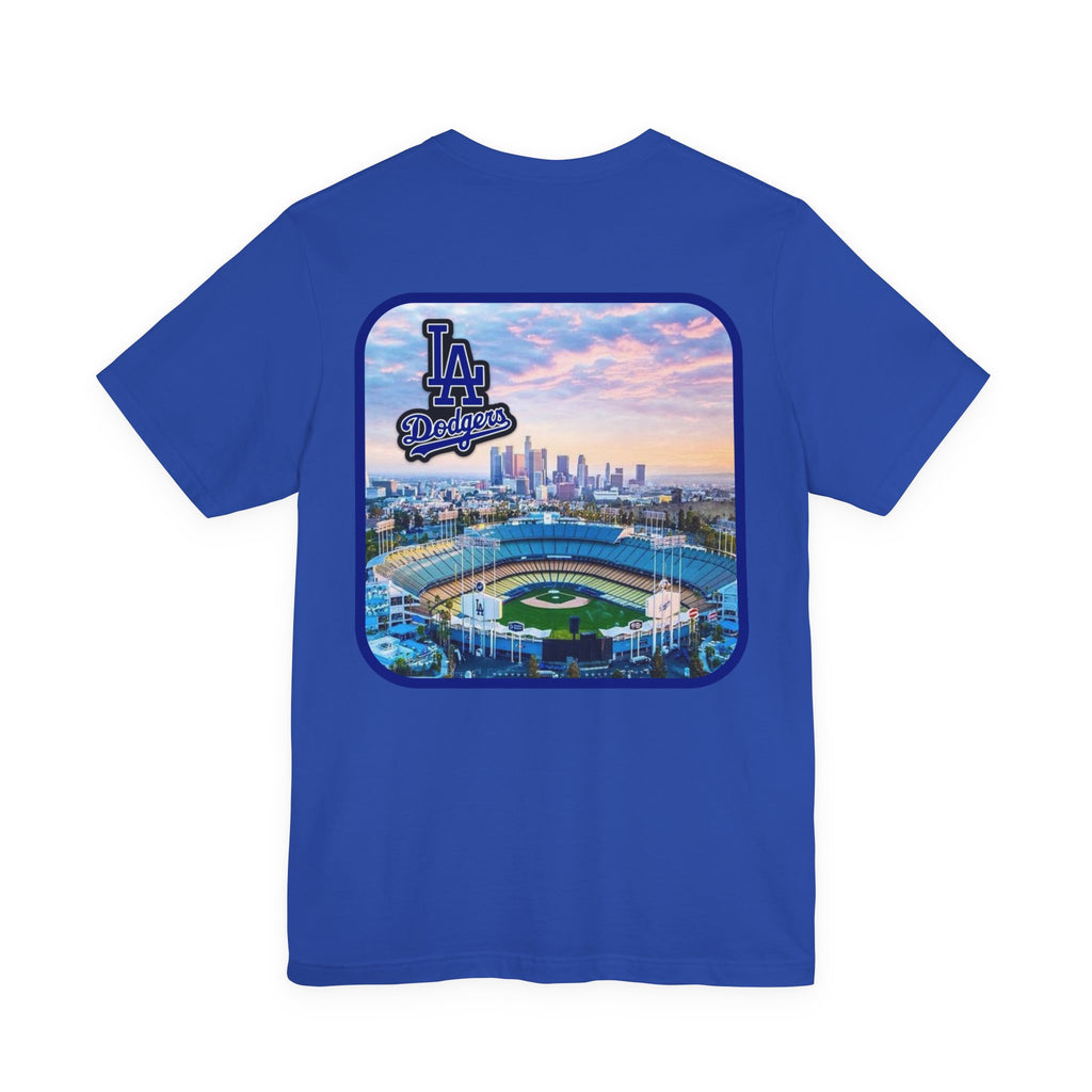 Los Angeles (Front and Back Printing) Mens Womans Jersey Short Sleeve Tee