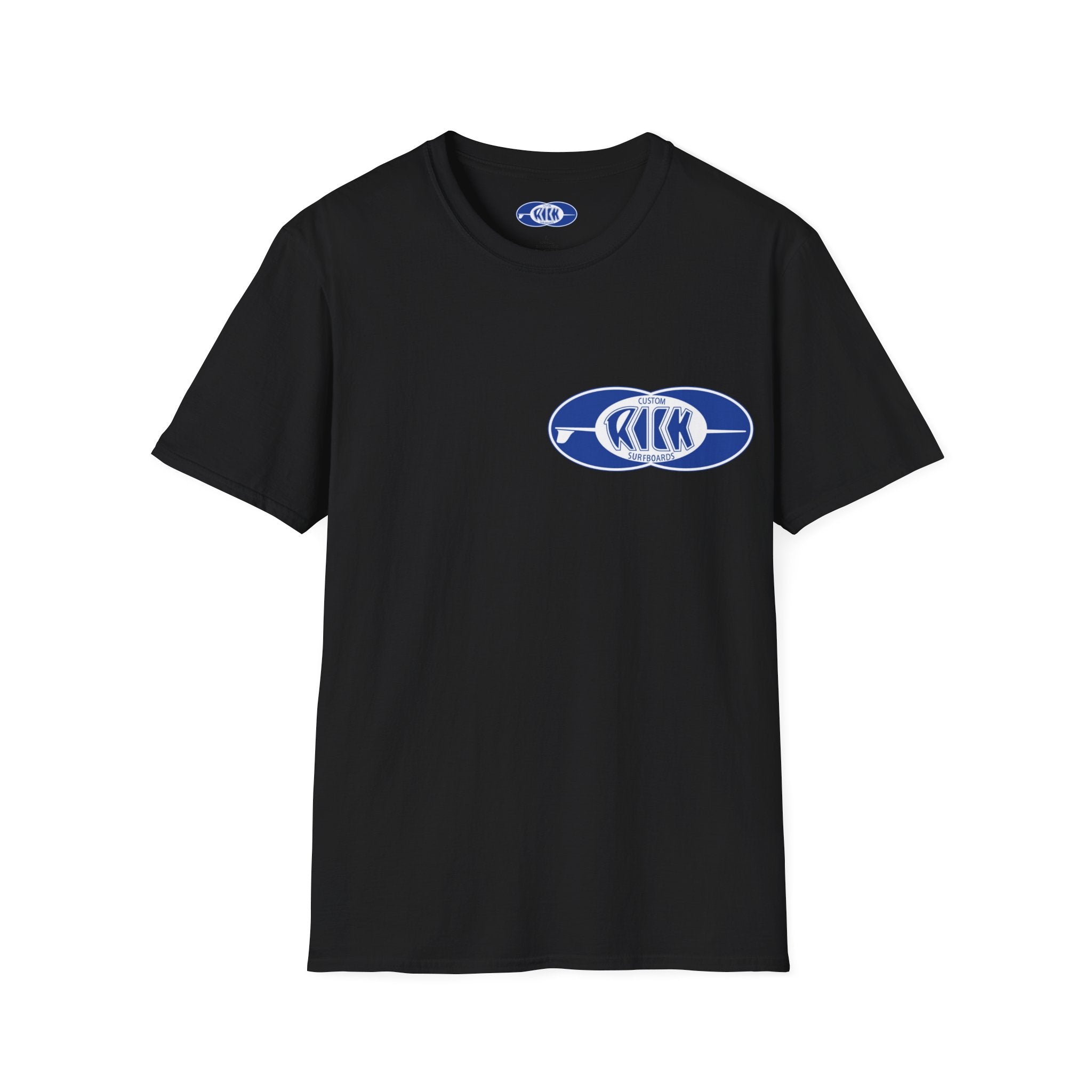 Rick Surfboards Graphic T-Shirt — Printed Front & Back (Multiple Colors)