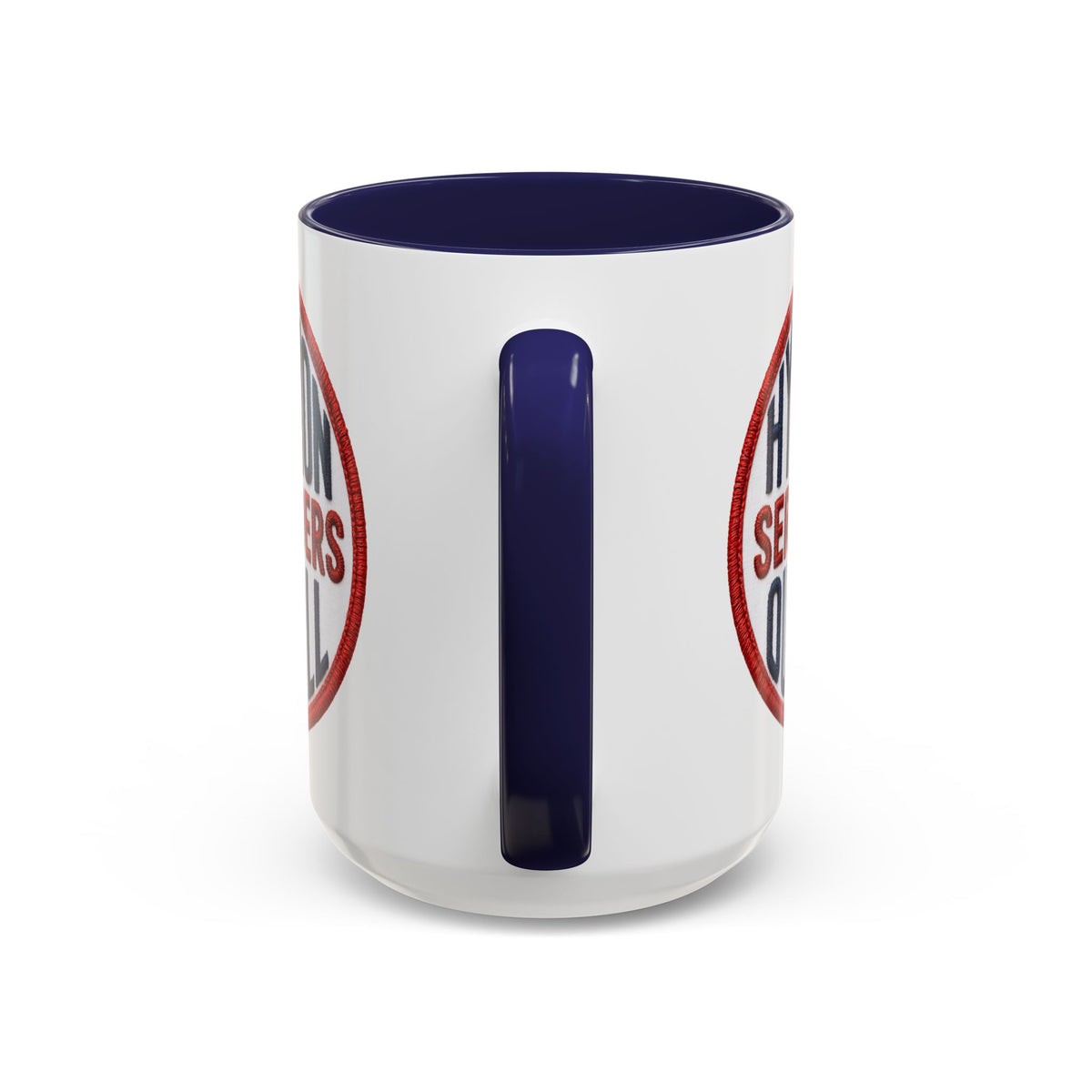 Accent Coffee Mug — "Hyperion Serenaders Outfall" Retro Patch Ceramic Mug (11/15oz)