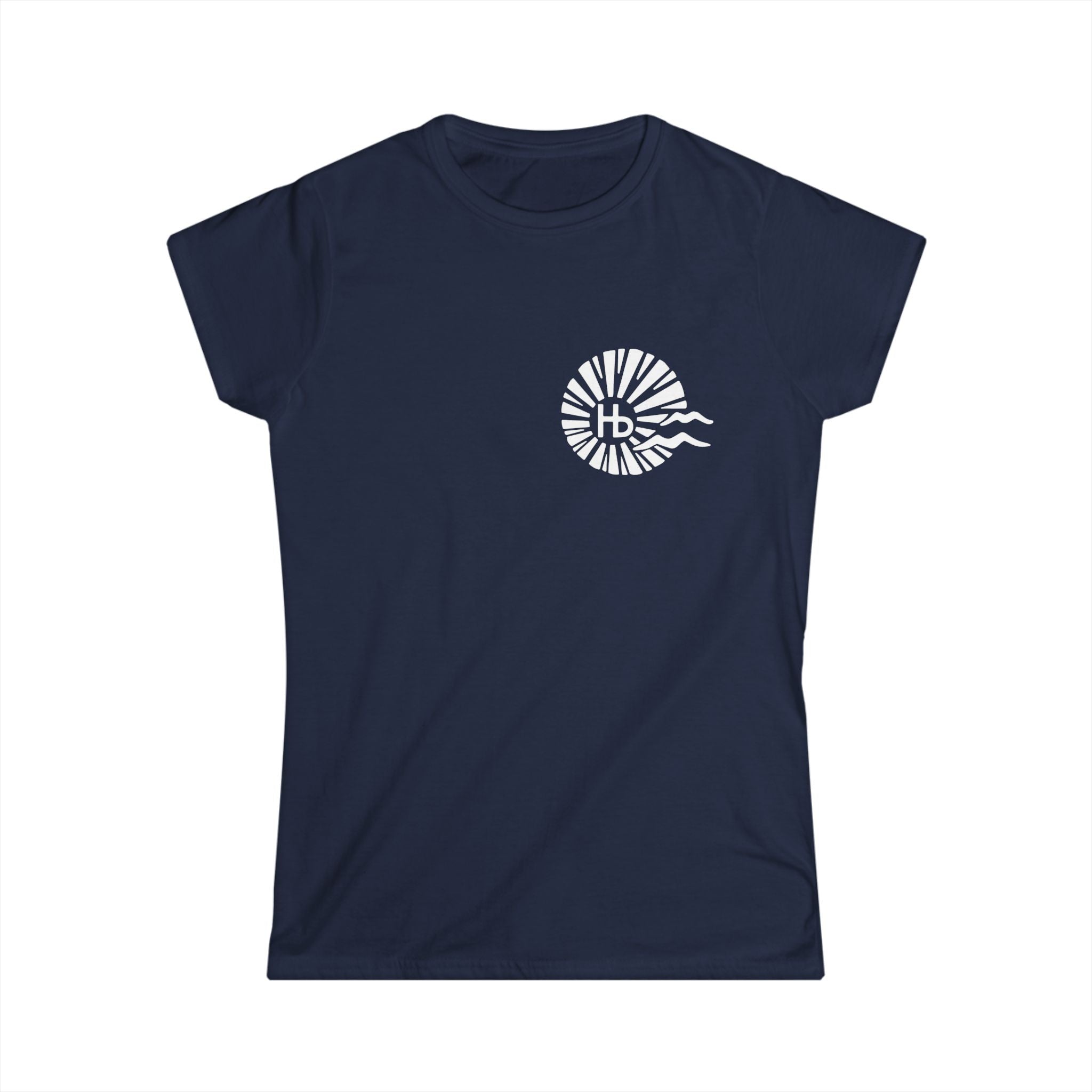 Hermosa Beach Sunset Logo Tee | Hb California Nautical Sunburst T-Shirt