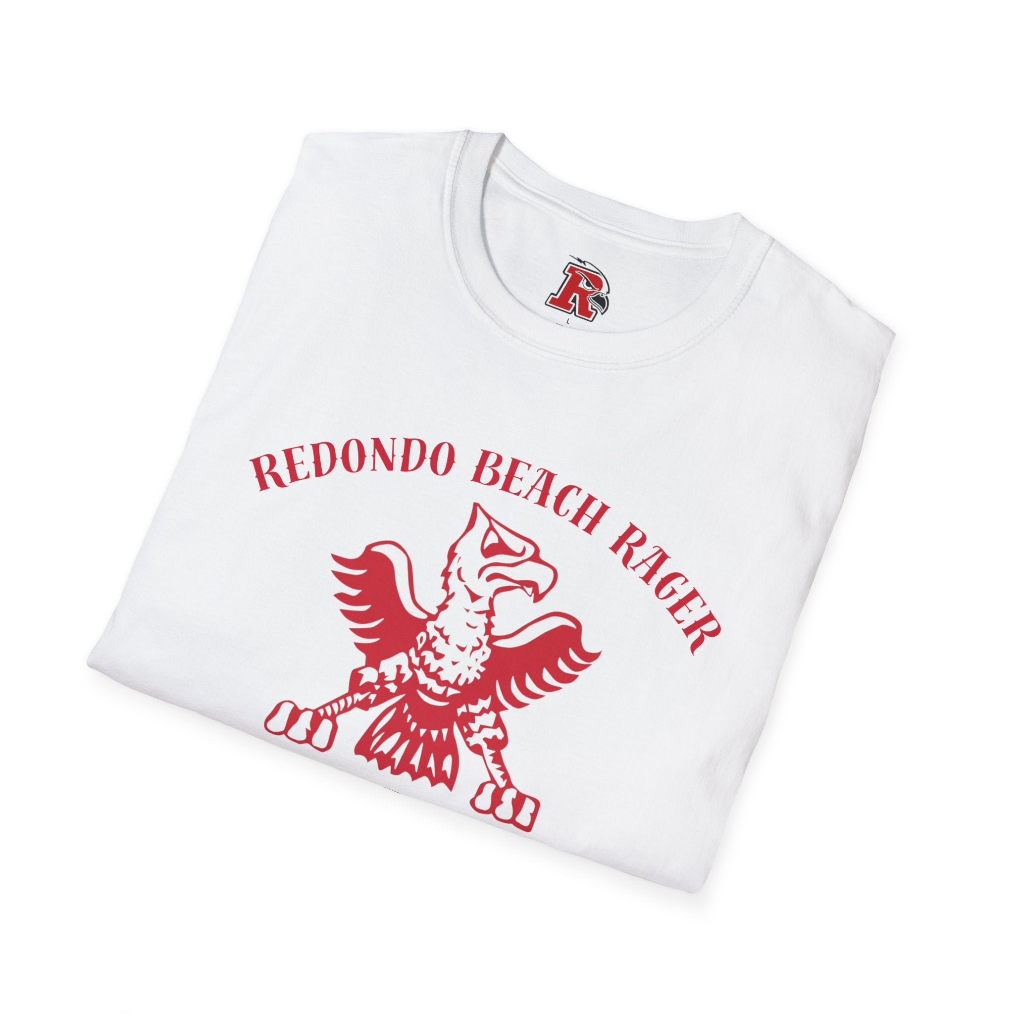 Redondo Beach Rager T-Shirt — Vintage School Spirit Graphic Tee - First Annual All Class Reunion 7-25-26 at Seaside Lagoon Redondo Beach