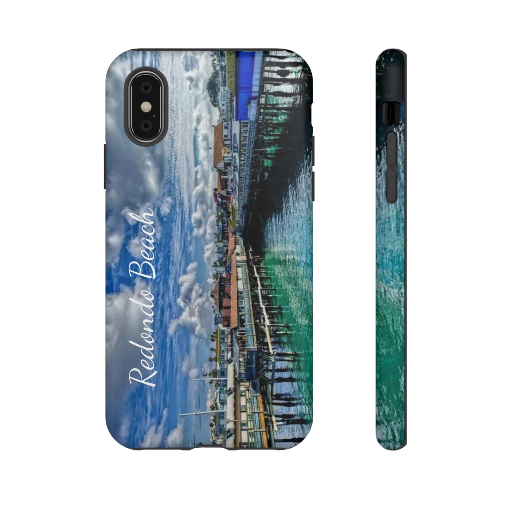 Phone Cases, Redondo Beach California King Harbor Design, Protective Covers, iPhone Accessories, Samsung Accessories, Gift for Travelers