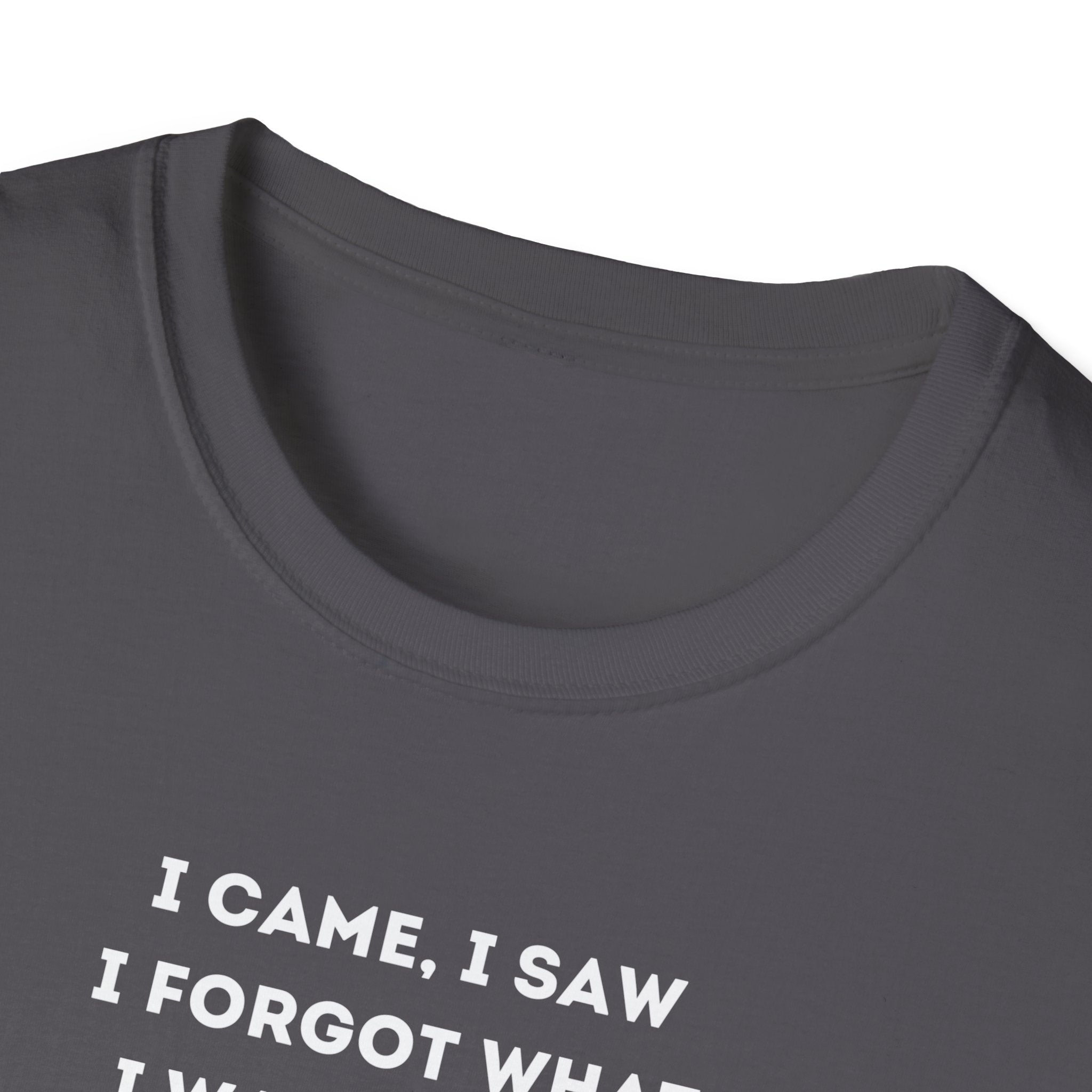 Funny Forgetful Grandpa Quote T-Shirt | I Got to Pee Coffee Cute Cartoon, Humorous Text Tee