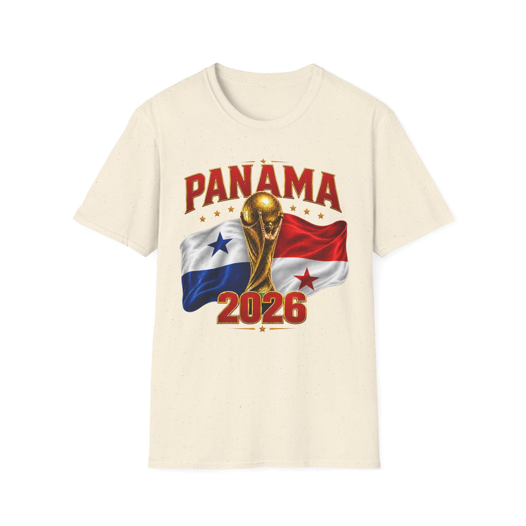 Panama 2026 World Cup T-Shirt — Panama Flag & Trophy Soccer Tee