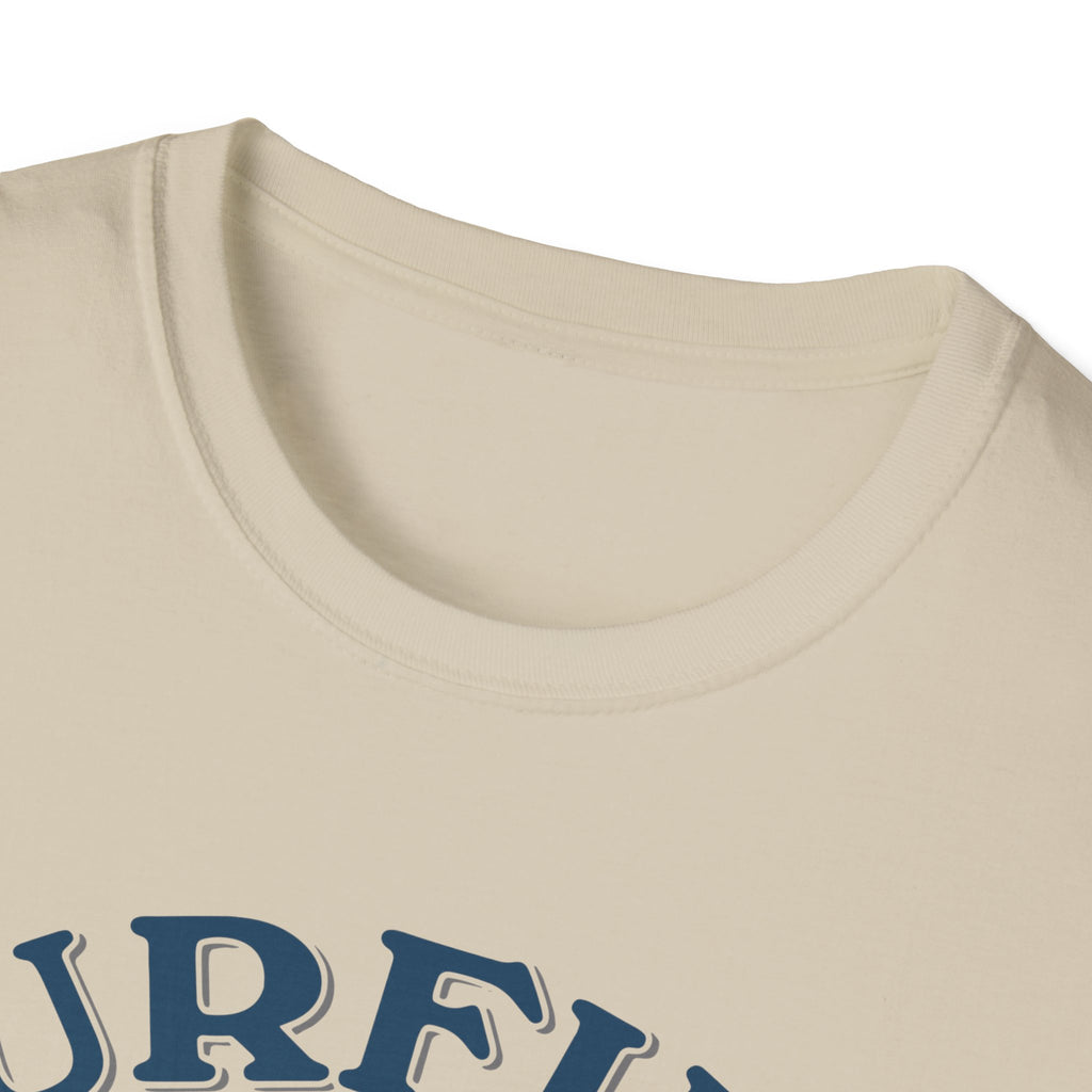 Surfing Makes Me Happy T-Shirt | Retro Sunset Surfer Graphic