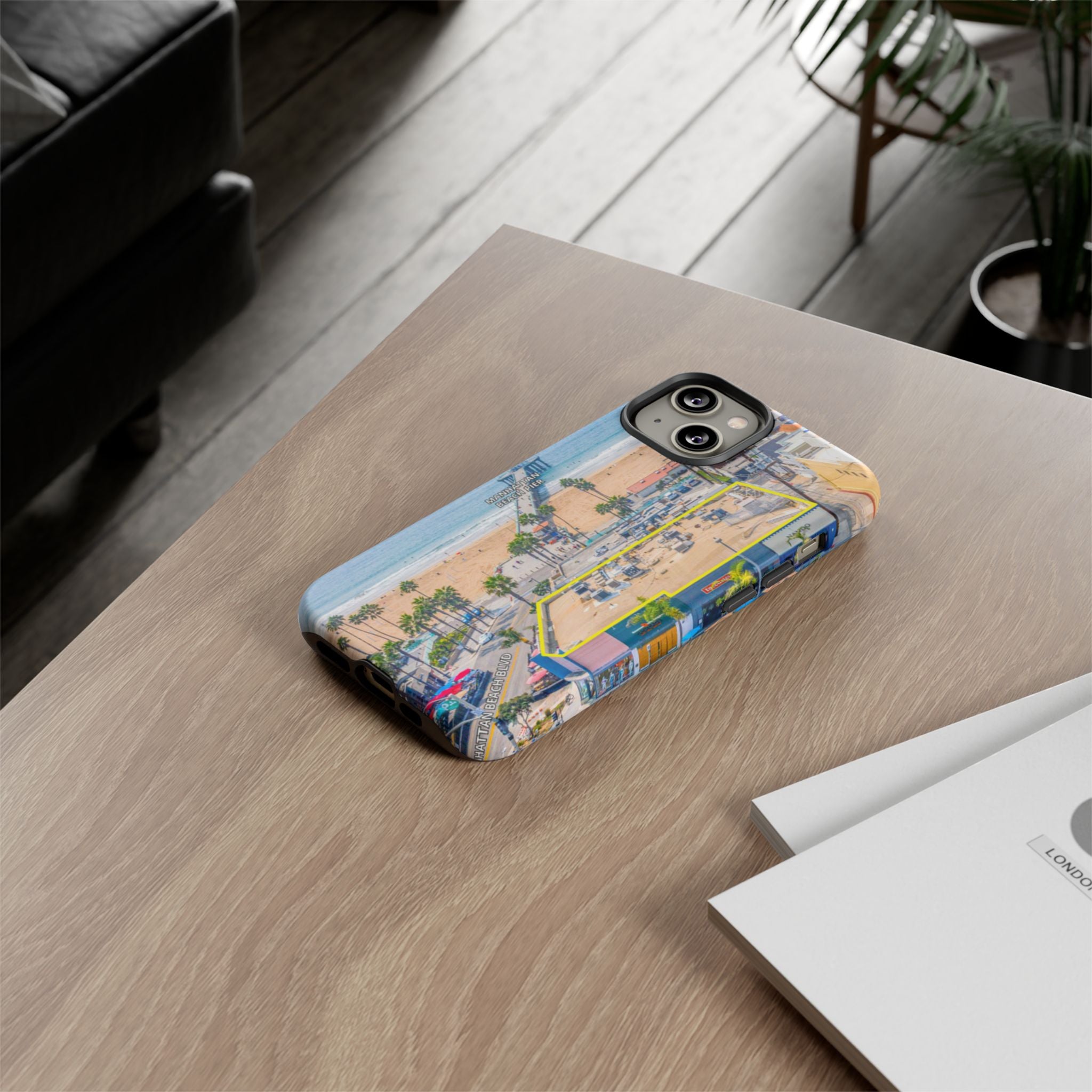 Phone Cases, Manhattan Beach California iPhone Samsung Google Tough Cases, Beach Lovers Gifts, Coastal Accessories, Ocean Phone Covers,