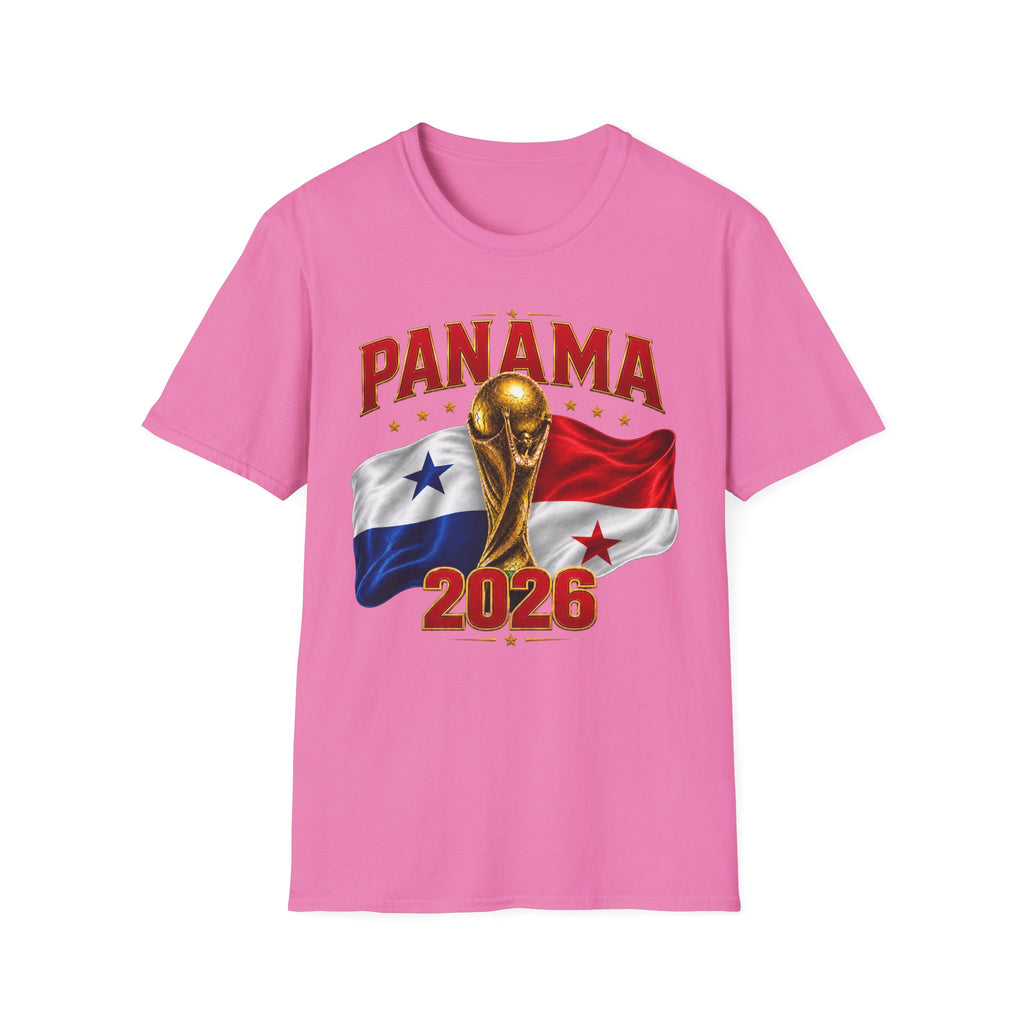 Panama 2026 World Cup T-Shirt — Panama Flag & Trophy Soccer Tee