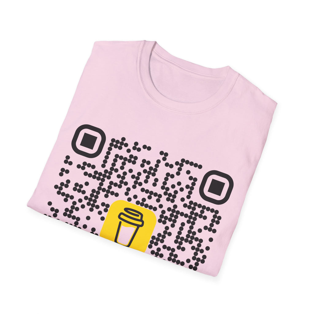 QR Code Coffee Tee — Scan-to-Order Coffee Shop T-Shirt