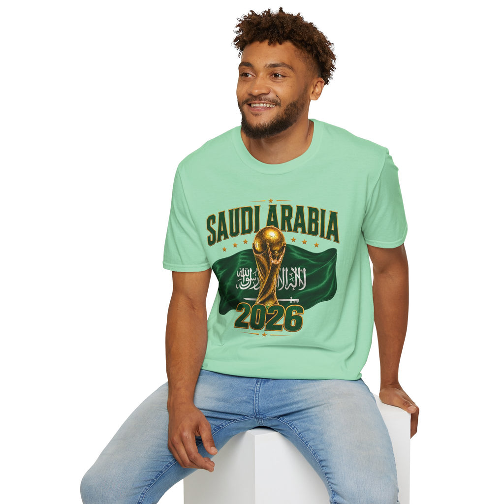 Saudi Arabia 2026 World Cup T-Shirt – Soccer Champion Trophy Design