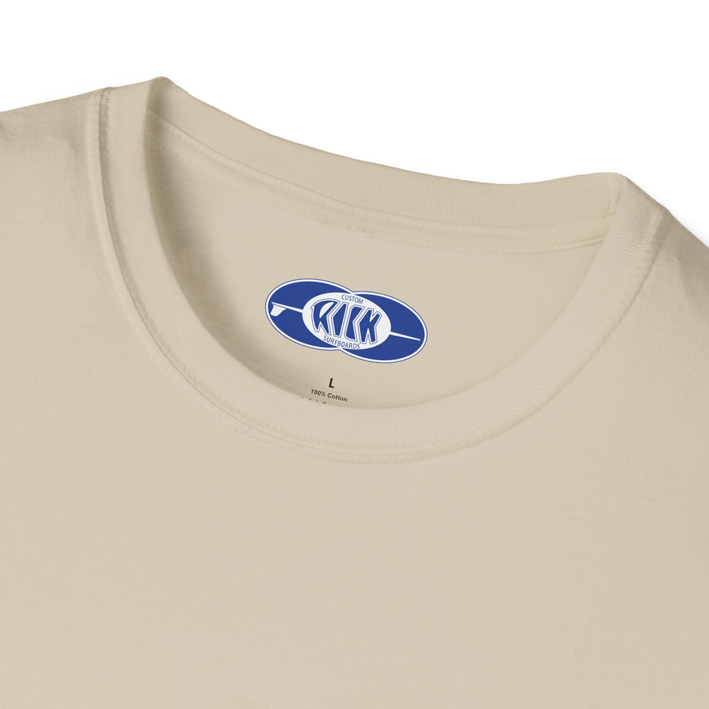 Rick Surfboards Graphic T-Shirt — Printed Front & Back (Multiple Colors)