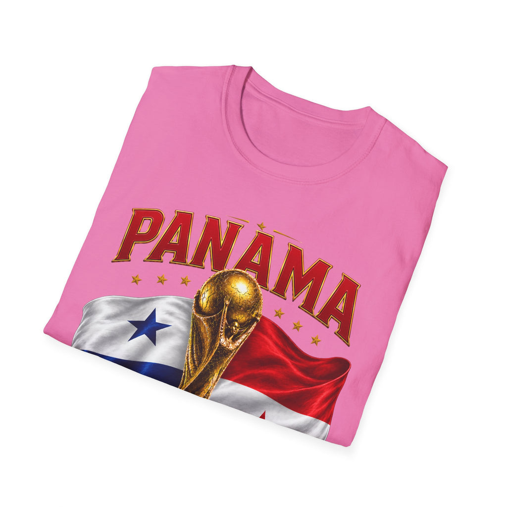 Panama 2026 World Cup T-Shirt — Panama Flag & Trophy Soccer Tee