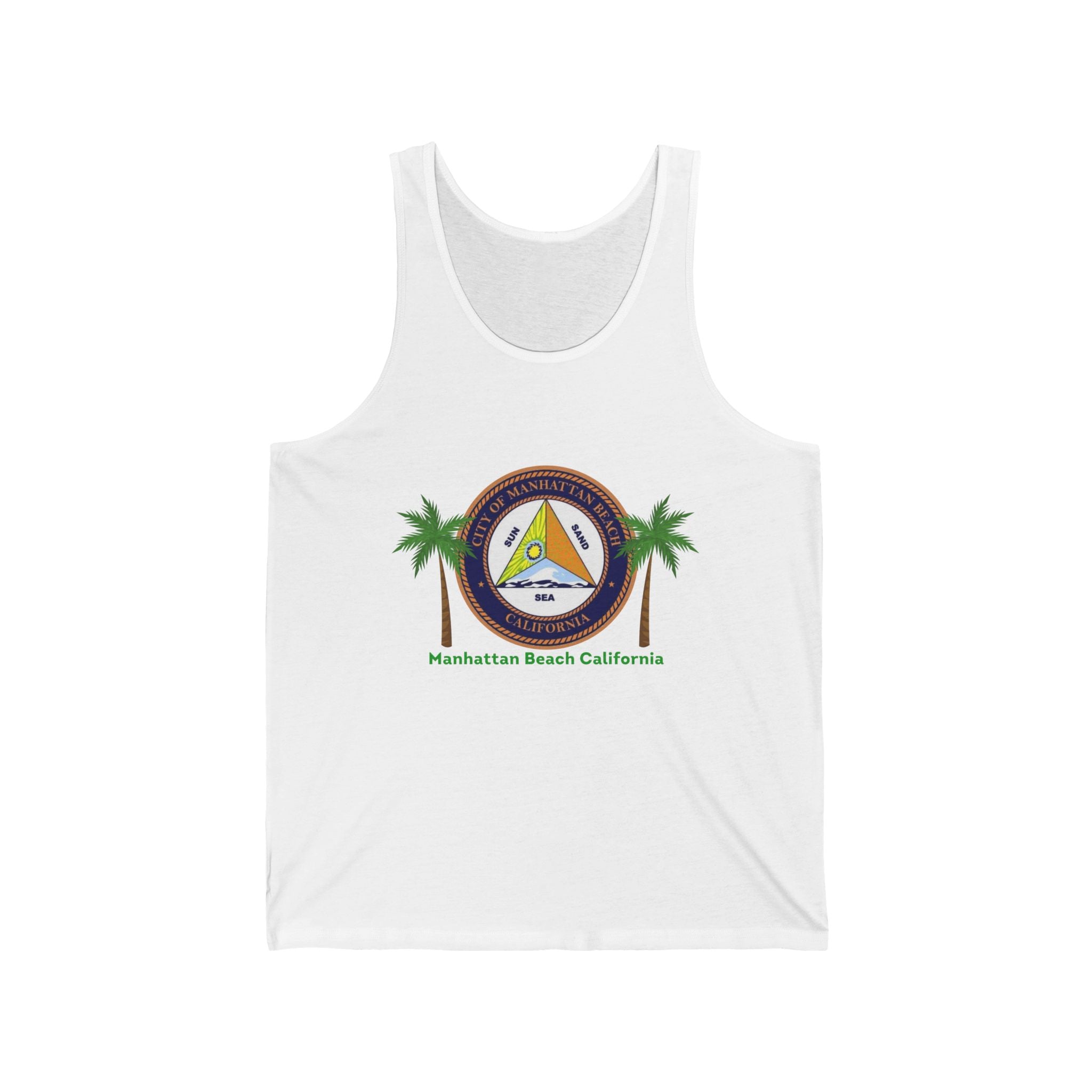 Manhattan Beach California 90266 - Unisex Jersey Tank