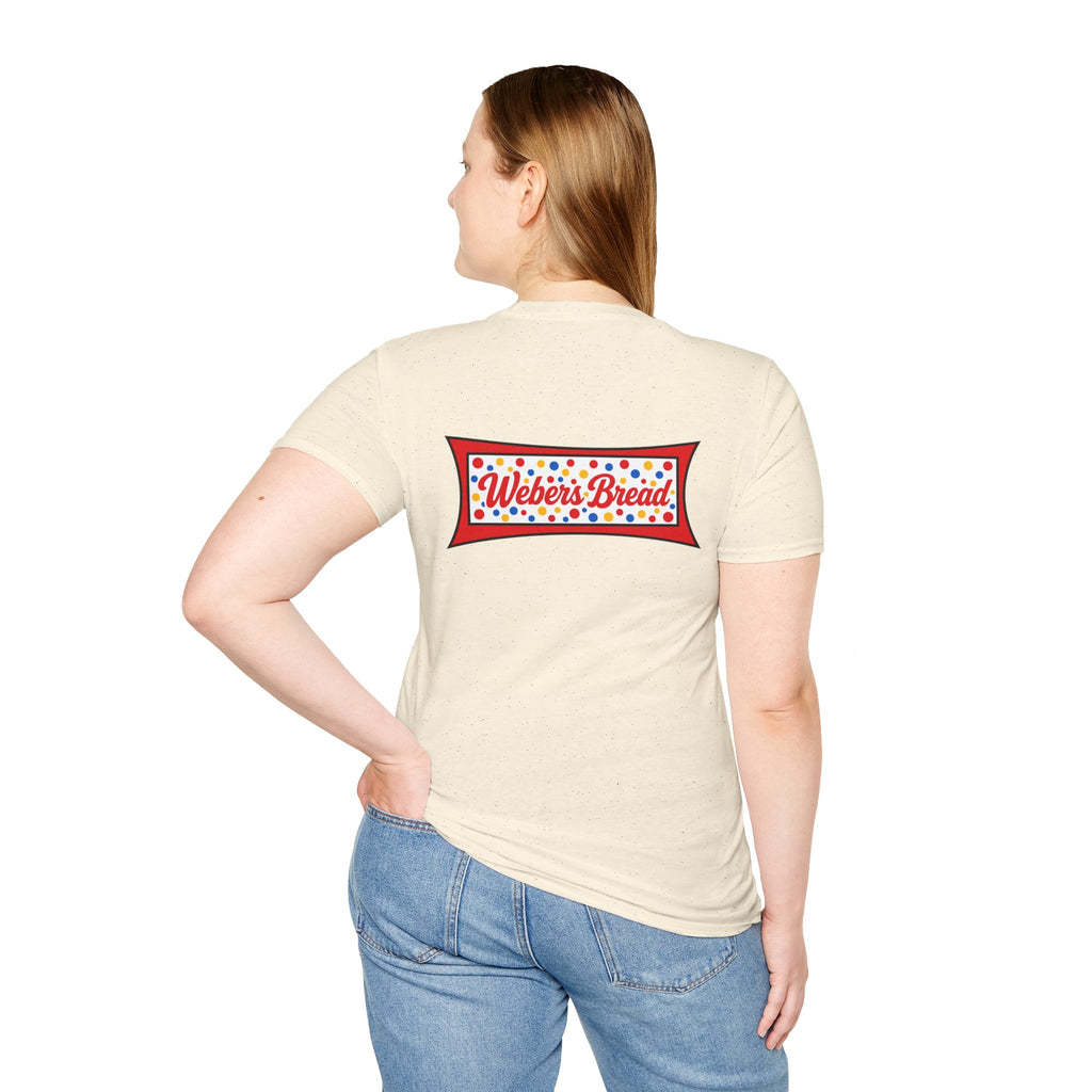 Weber's Bread Retro Logo Dewey T-Shirt — Vintage Bakery Graphic Tee