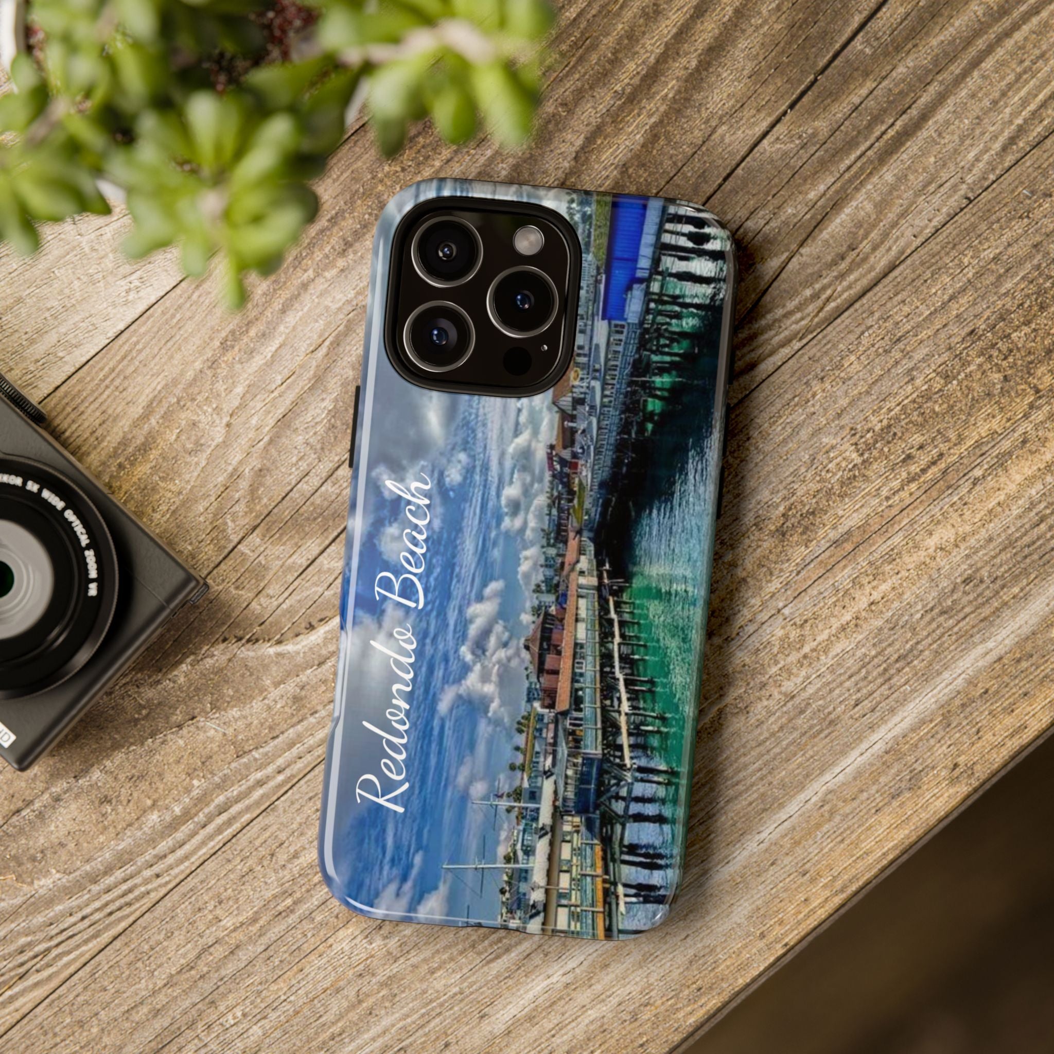 Phone Cases, Redondo Beach California King Harbor Design, Protective Covers, iPhone Accessories, Samsung Accessories, Gift for Travelers