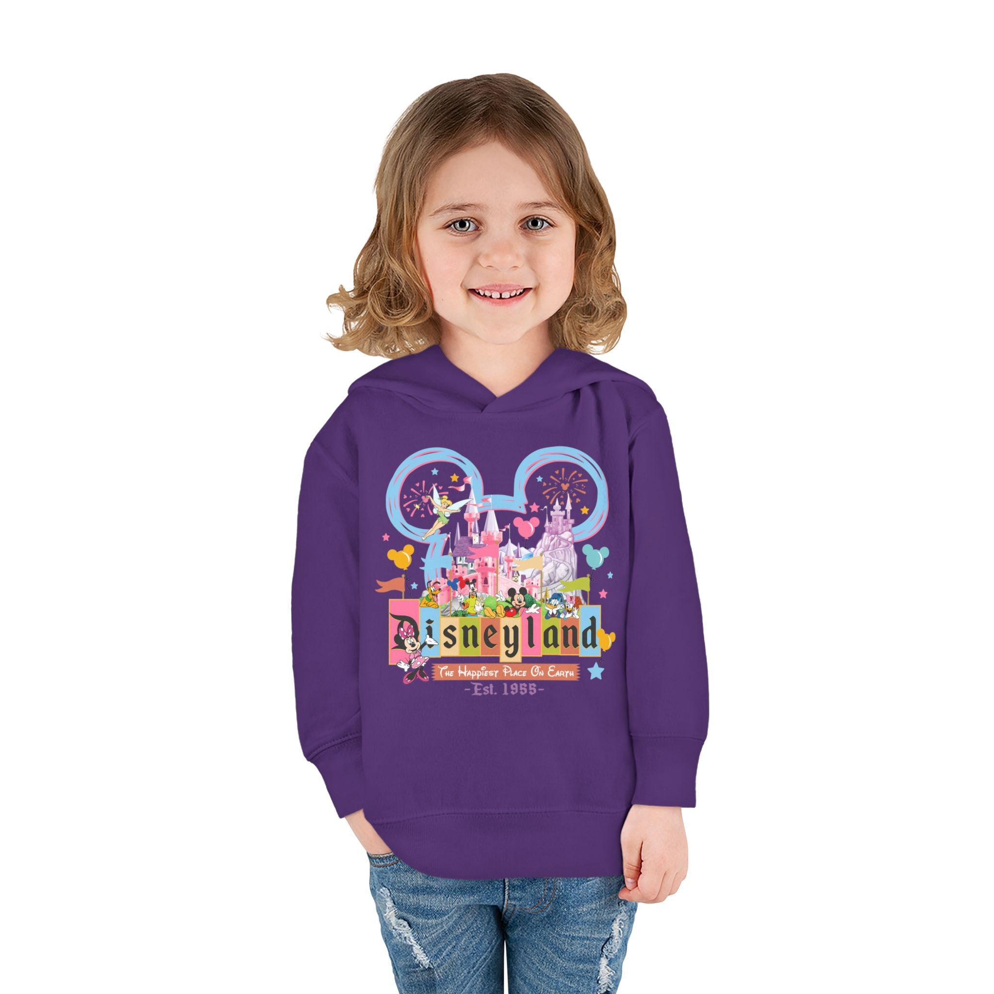Disneyland Way Back Machine Castle Mickeee Ears Hoodie | Toddler Pullover