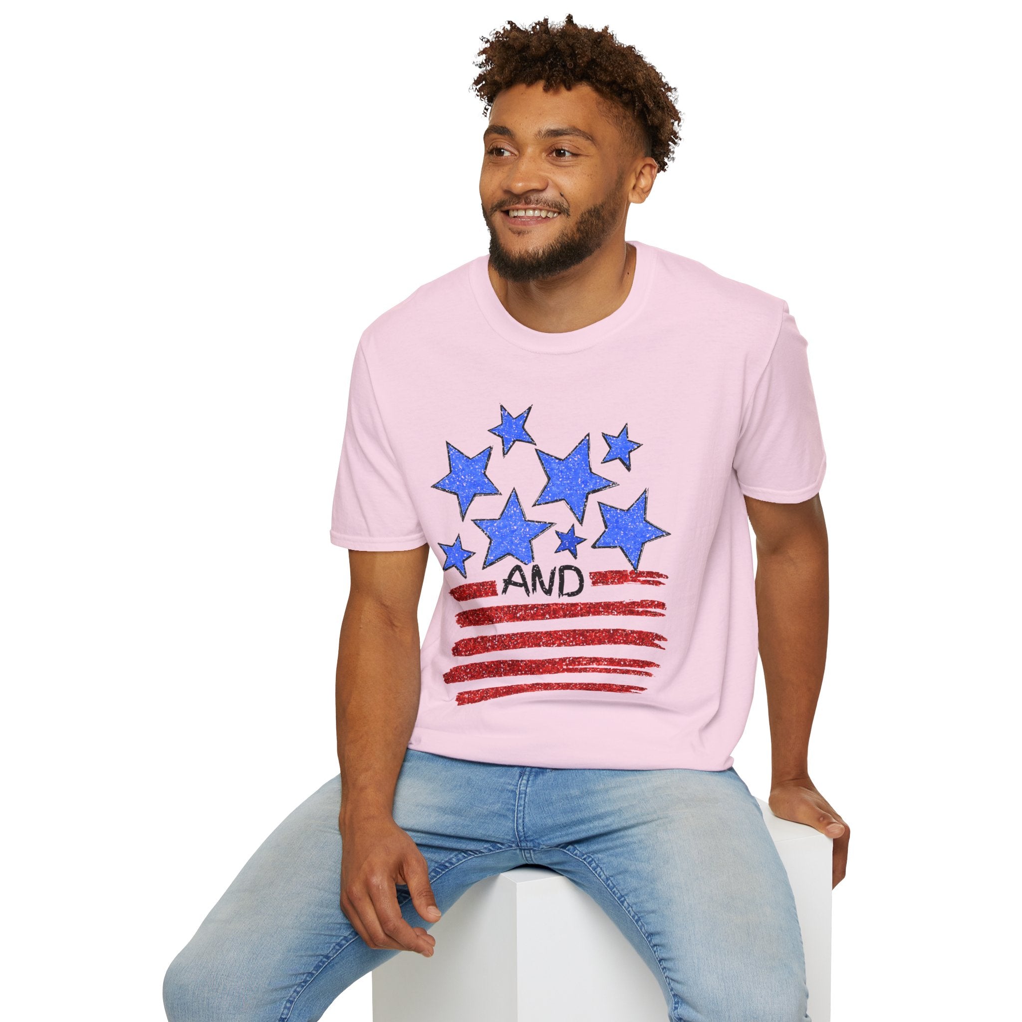 Stars and Stripes T-Shirt — Flag Graphic Patriotic Tee