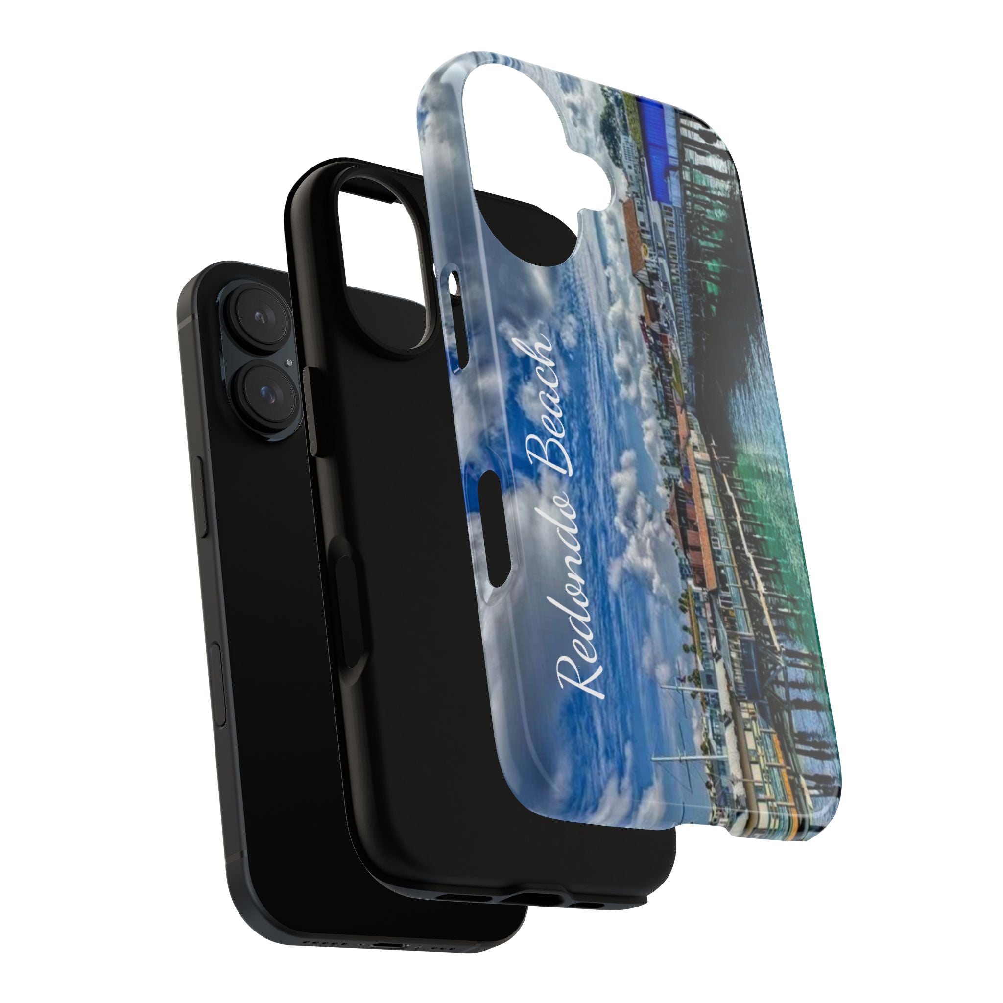 Phone Cases, Redondo Beach California King Harbor Design, Protective Covers, iPhone Accessories, Samsung Accessories, Gift for Travelers