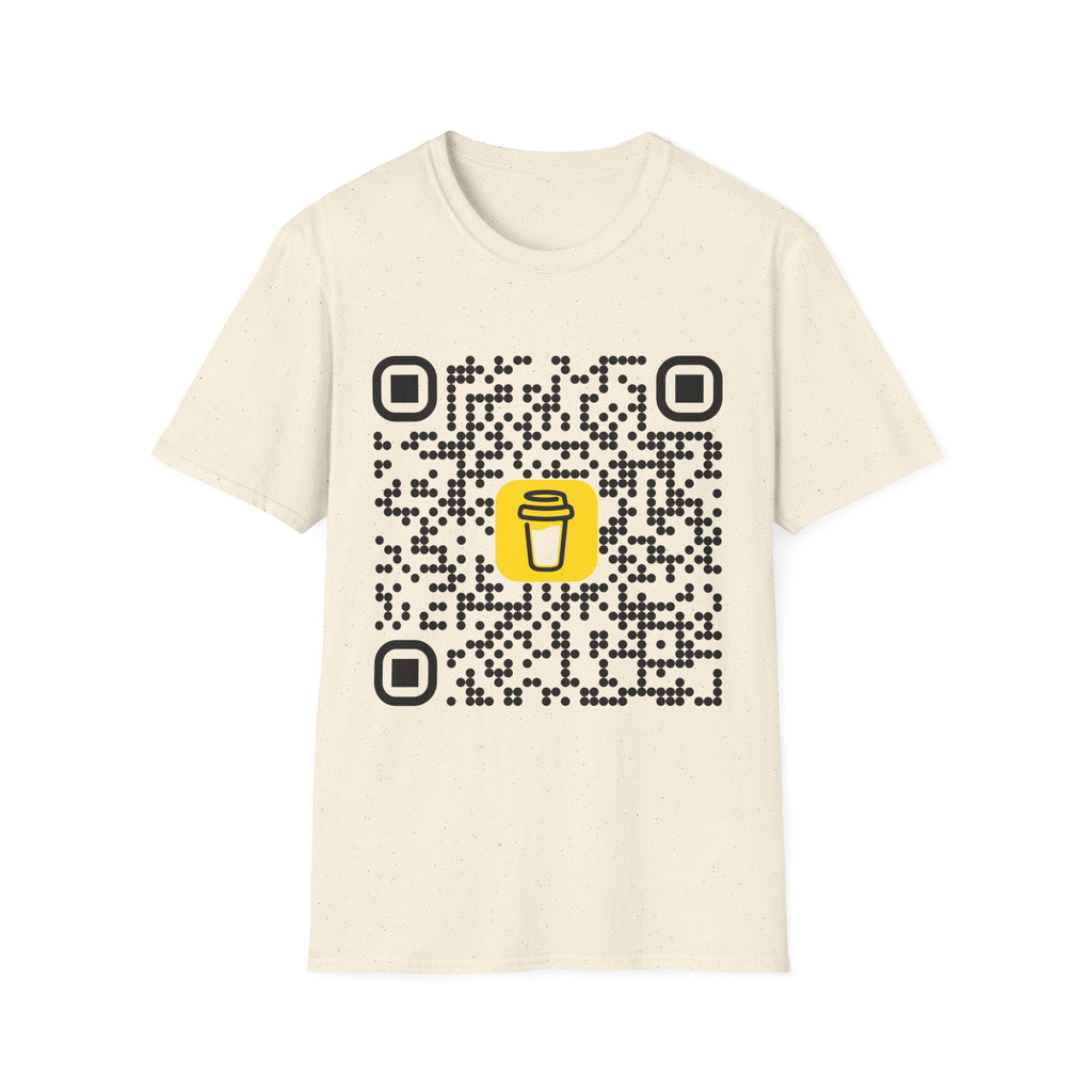 QR Code Coffee Tee — Scan-to-Order Coffee Shop T-Shirt