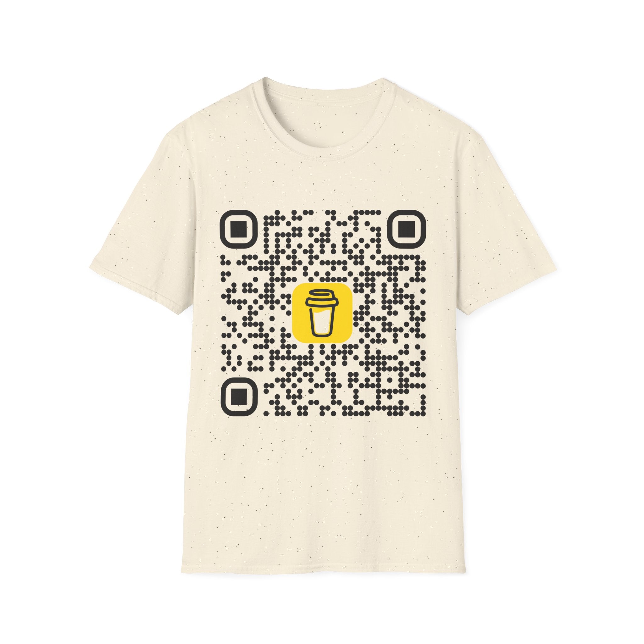 QR Code Coffee Tee — Scan-to-Order Coffee Shop T-Shirt