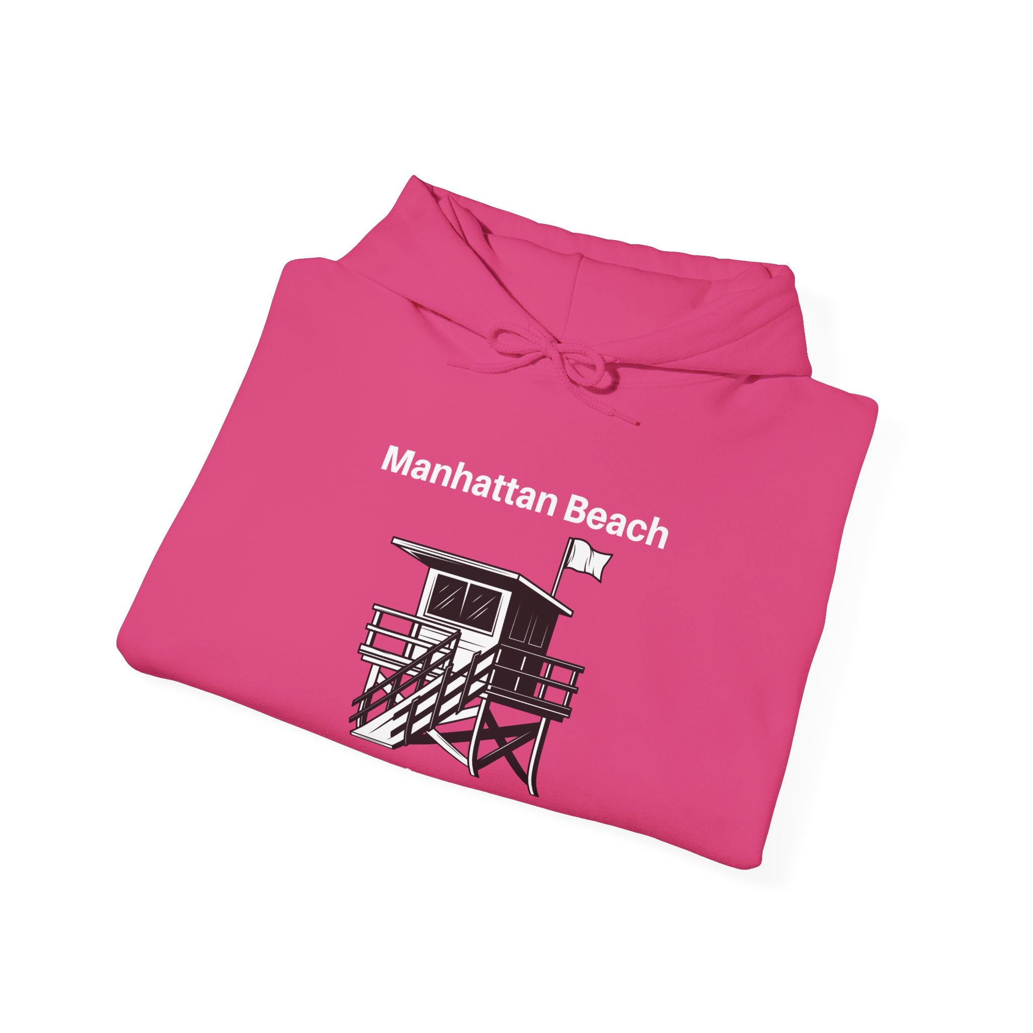 Manhattan Beach California Marine Street Unisex Heavy Blend™ Hooded Sweatshirt