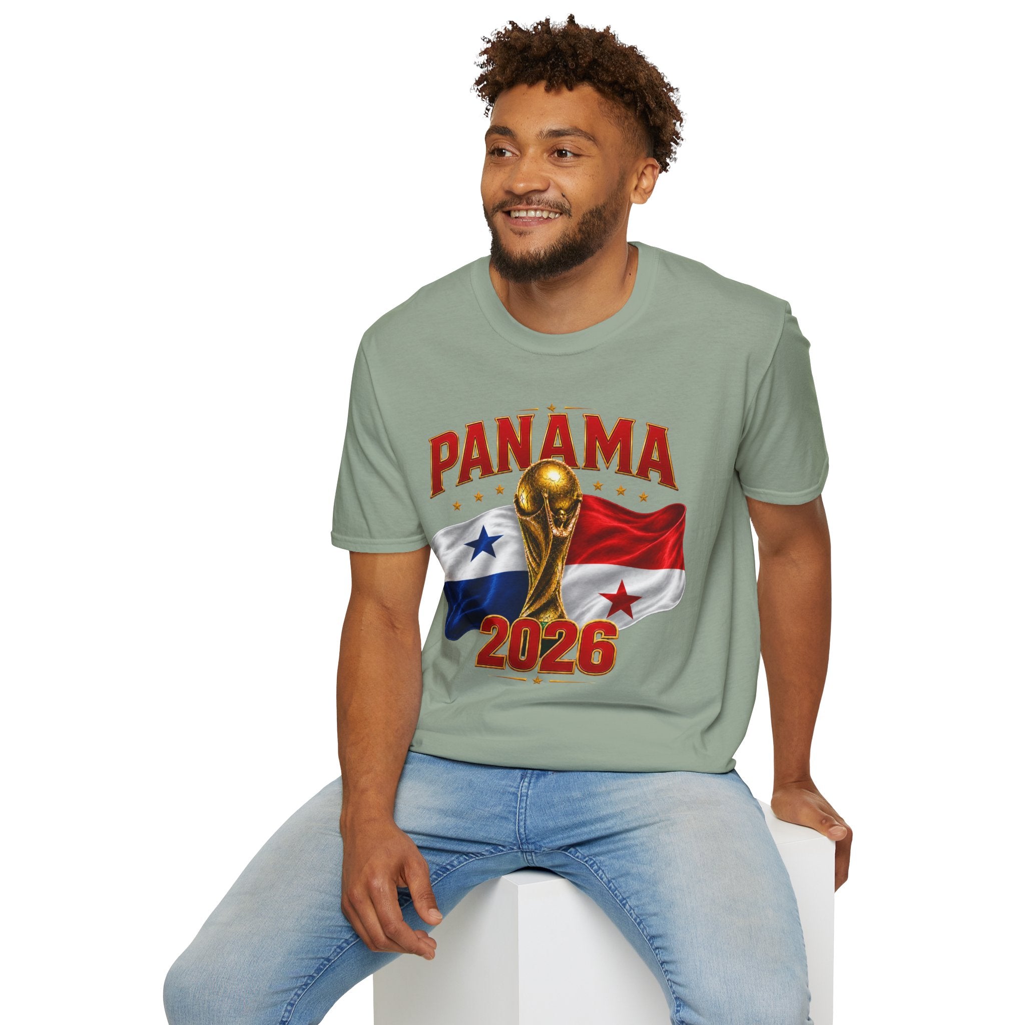 Panama 2026 World Cup T-Shirt — Panama Flag & Trophy Soccer Tee