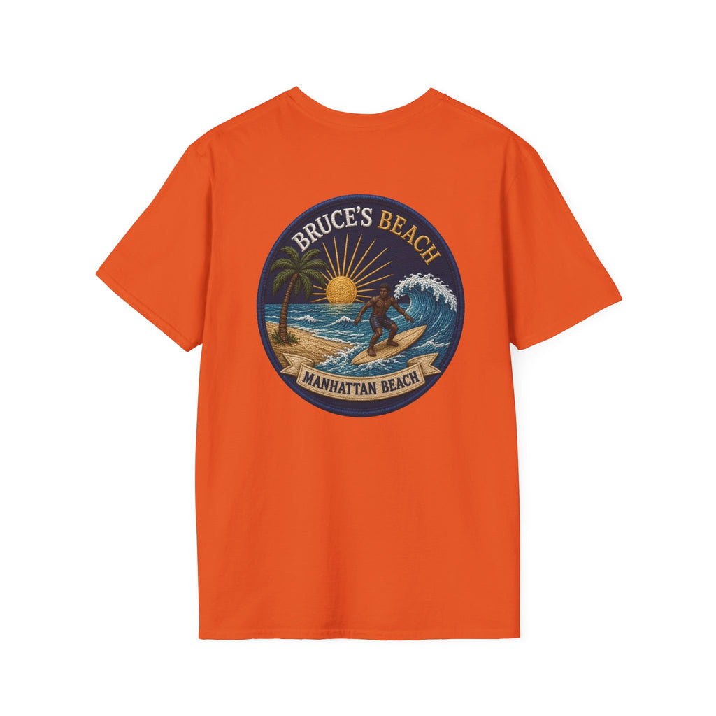 Bruce's Beach Manhattan Beach Surf Patch T-Shirt